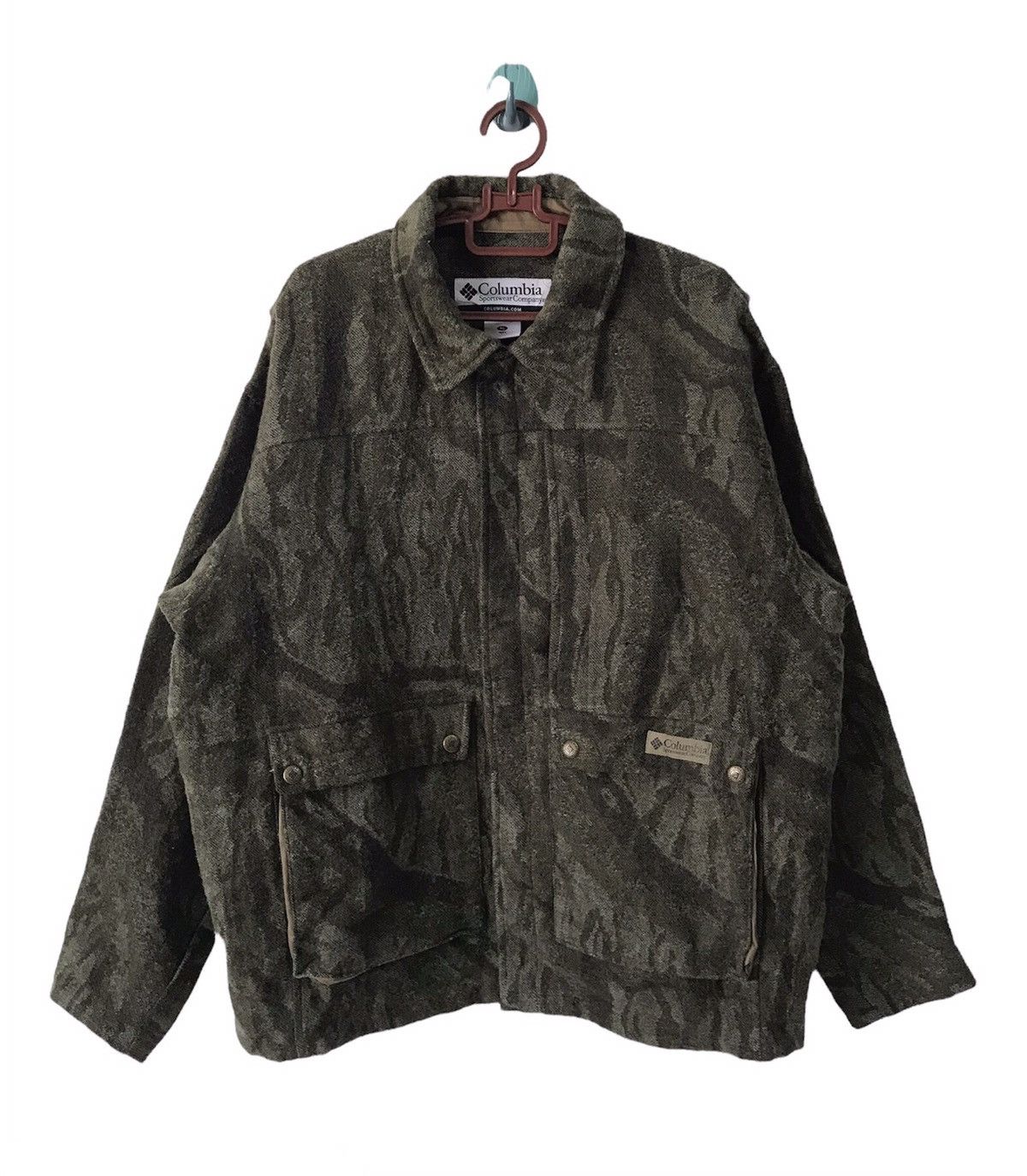 Columbia 💥Steals💥Nice Art Columbia Wool Jacket Size US XL / EU 56 / 4 - 1 Thumbnail