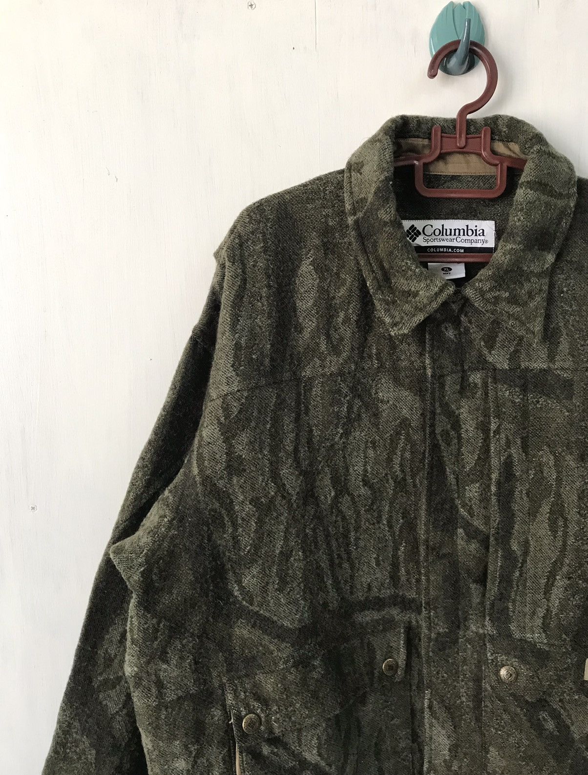 Columbia 💥Steals💥Nice Art Columbia Wool Jacket Size US XL / EU 56 / 4 - 3 Thumbnail