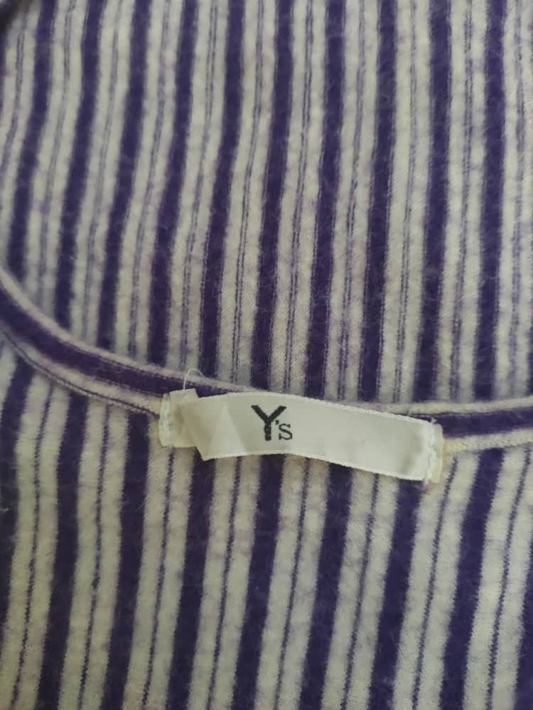 Yohji Yamamoto Y's Stripes Wool T Size XXS / US 00 / IT 34 - 6 Thumbnail