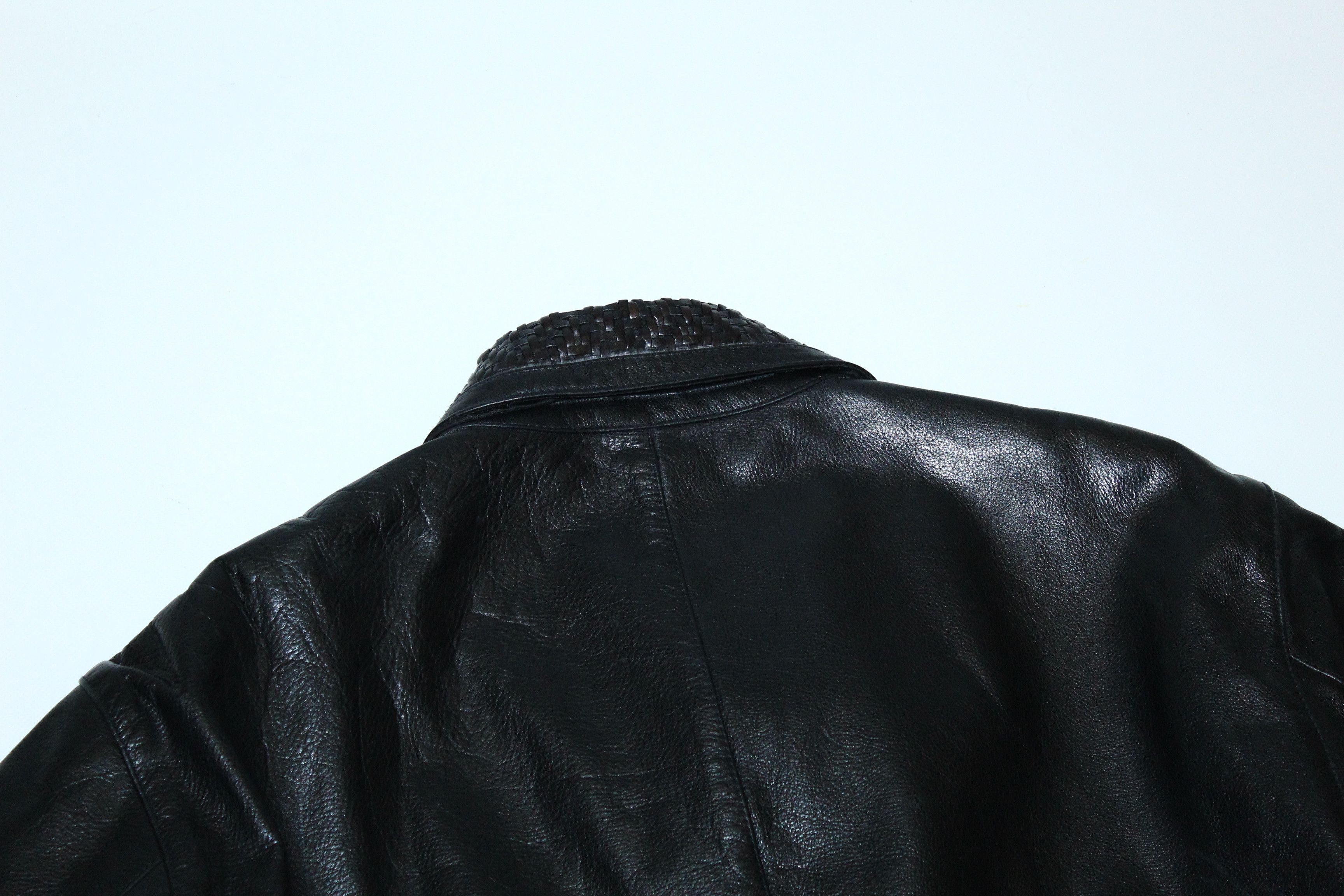 Calugi e Gianelli 💥 RARE 💥 Calugi E Gianelli Biker Wicker Leather Jacket Size US L / EU 52-54 / 3 - 13 Thumbnail