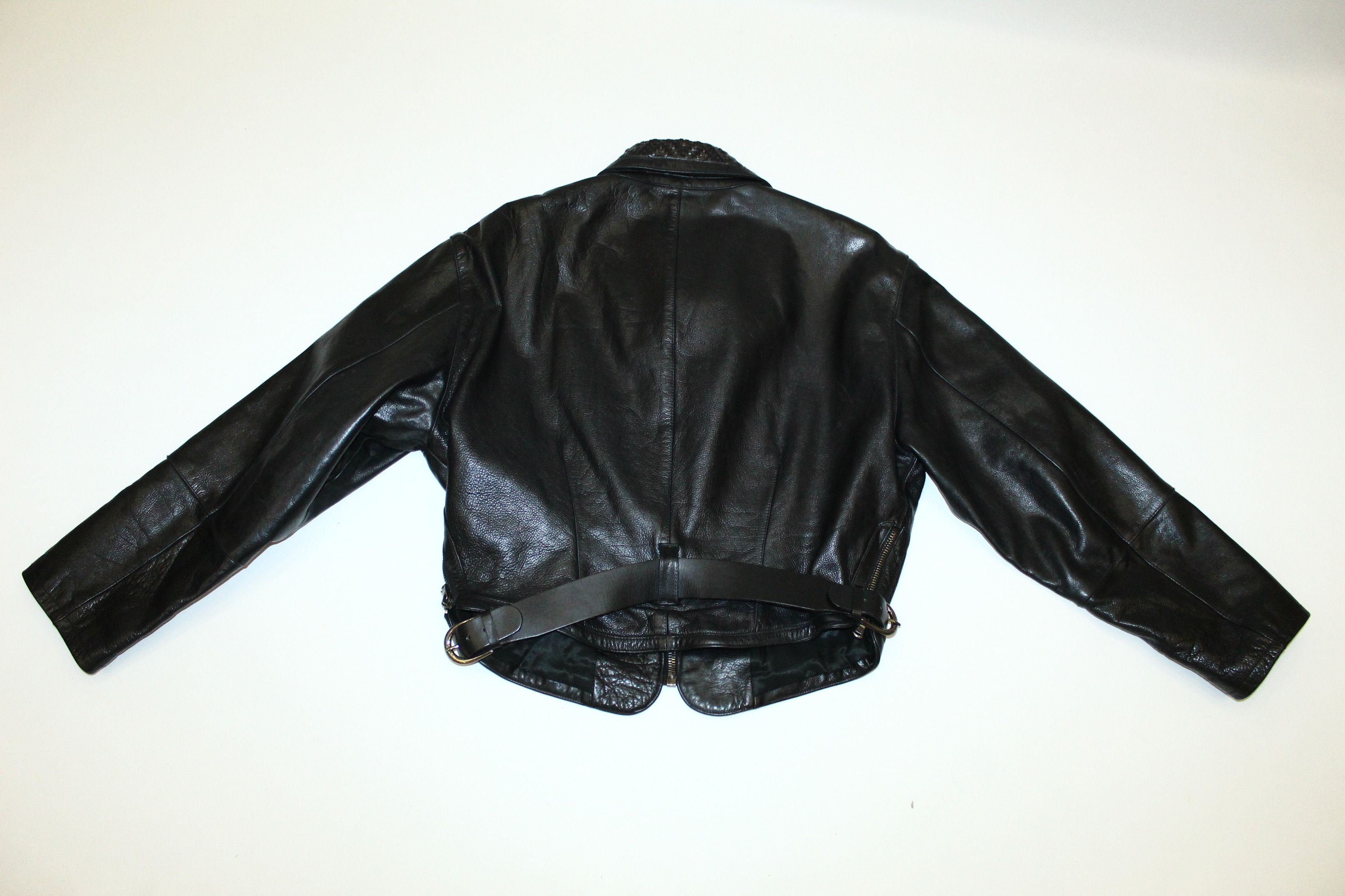 Calugi e Gianelli 💥 RARE 💥 Calugi E Gianelli Biker Wicker Leather Jacket Size US L / EU 52-54 / 3 - 12 Thumbnail