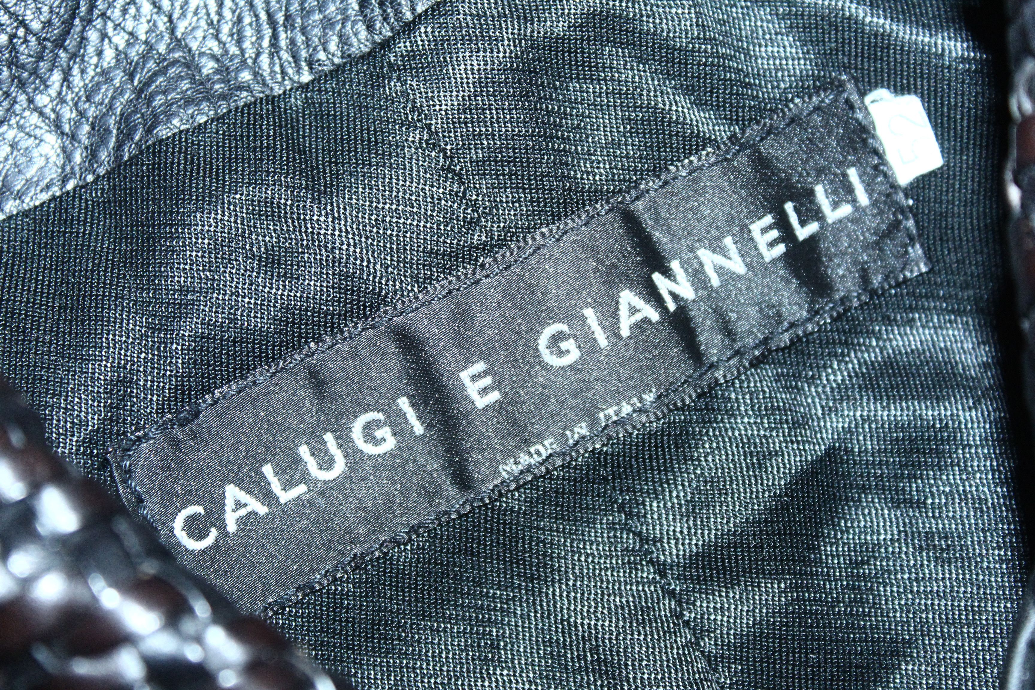 Calugi e Gianelli 💥 RARE 💥 Calugi E Gianelli Biker Wicker Leather Jacket Size US L / EU 52-54 / 3 - 6 Thumbnail