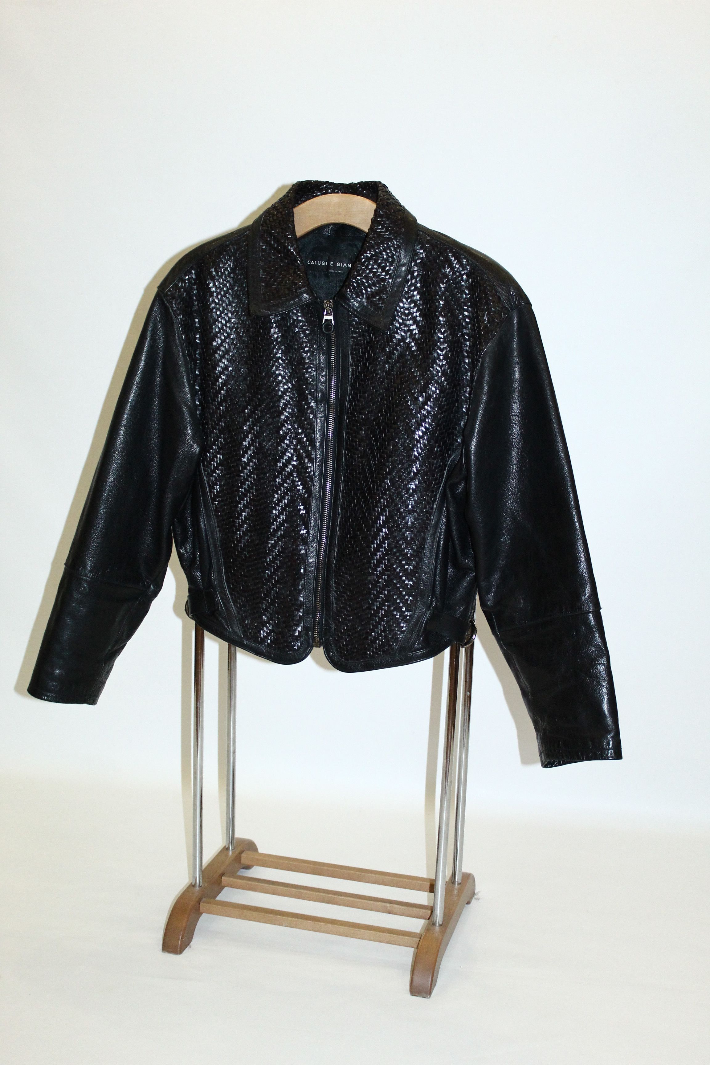 Calugi e Gianelli 💥 RARE 💥 Calugi E Gianelli Biker Wicker Leather Jacket Size US L / EU 52-54 / 3 - 2 Thumbnail