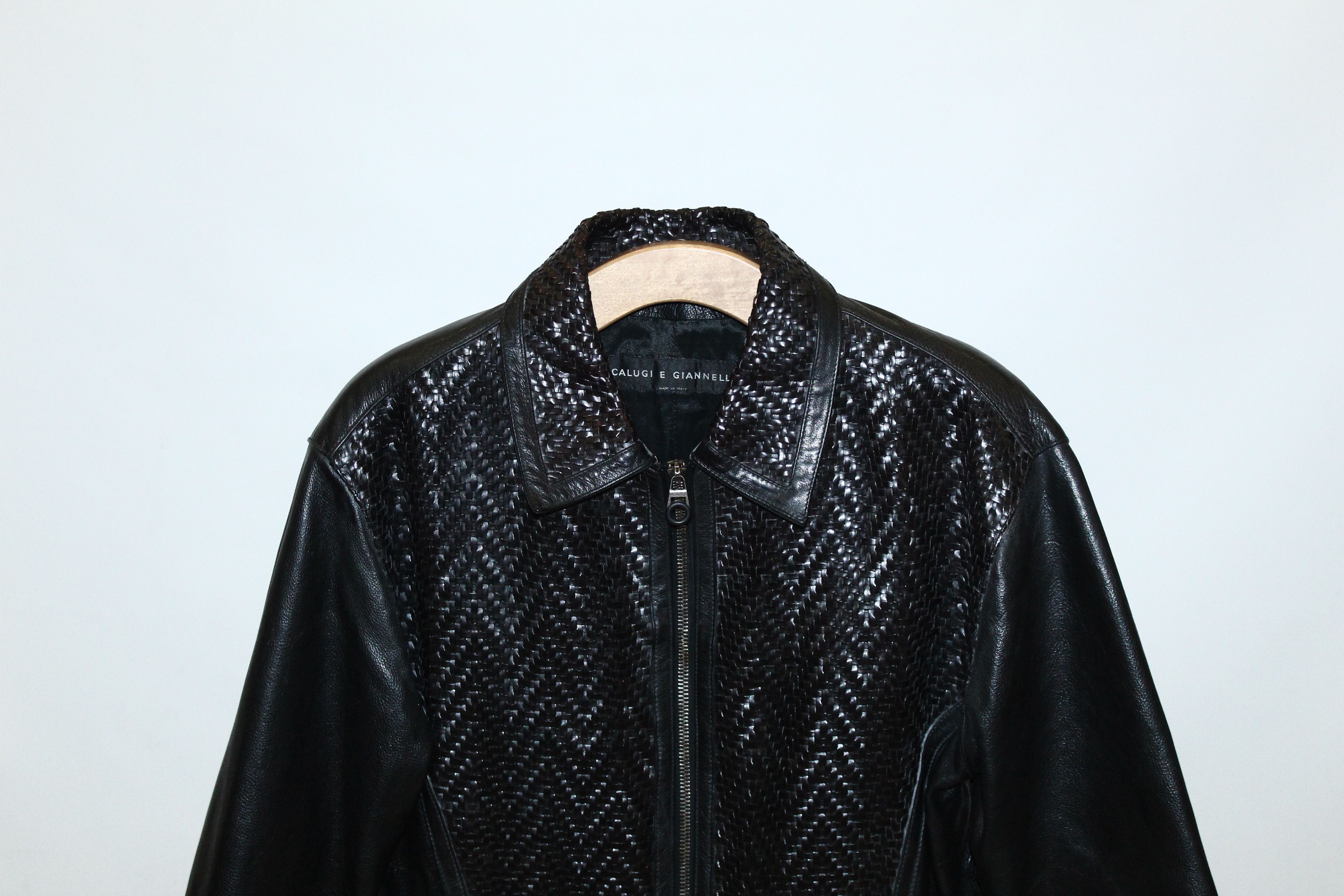 Calugi e Gianelli 💥 RARE 💥 Calugi E Gianelli Biker Wicker Leather Jacket Size US L / EU 52-54 / 3 - 16 Thumbnail