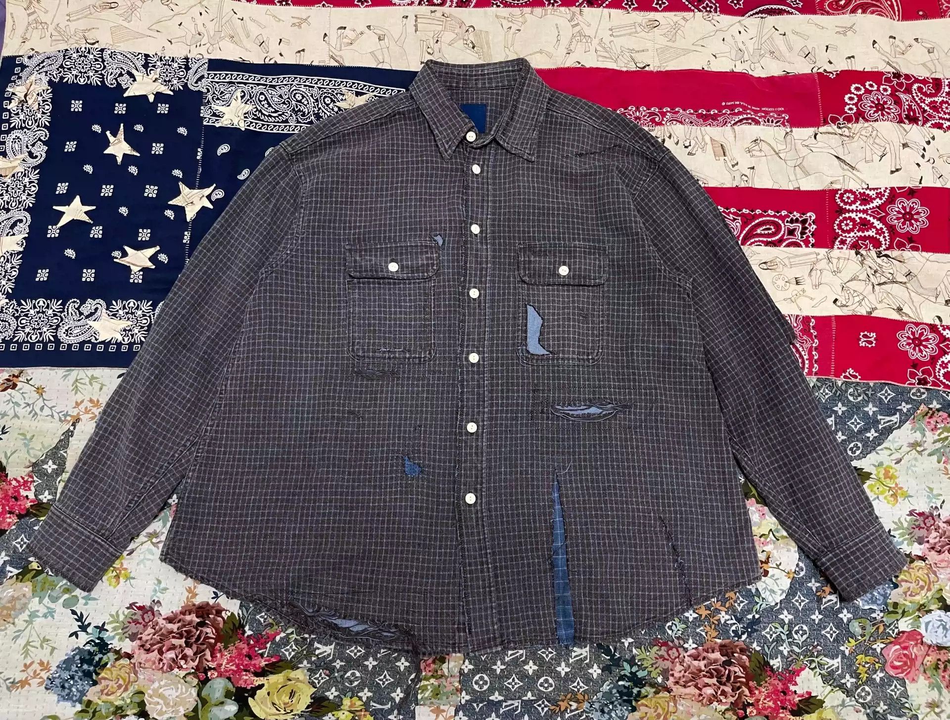 Visvim visvim 20ss ict grand river l/s Crash | Grailed