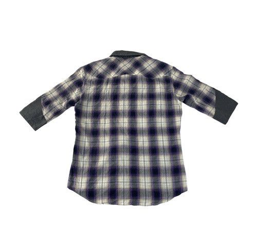 Japanese Brand Hype Modern Lovers Shadow Plaid Checked Shirt Classic Size M / US 6-8 / IT 42-44 - 5 Thumbnail