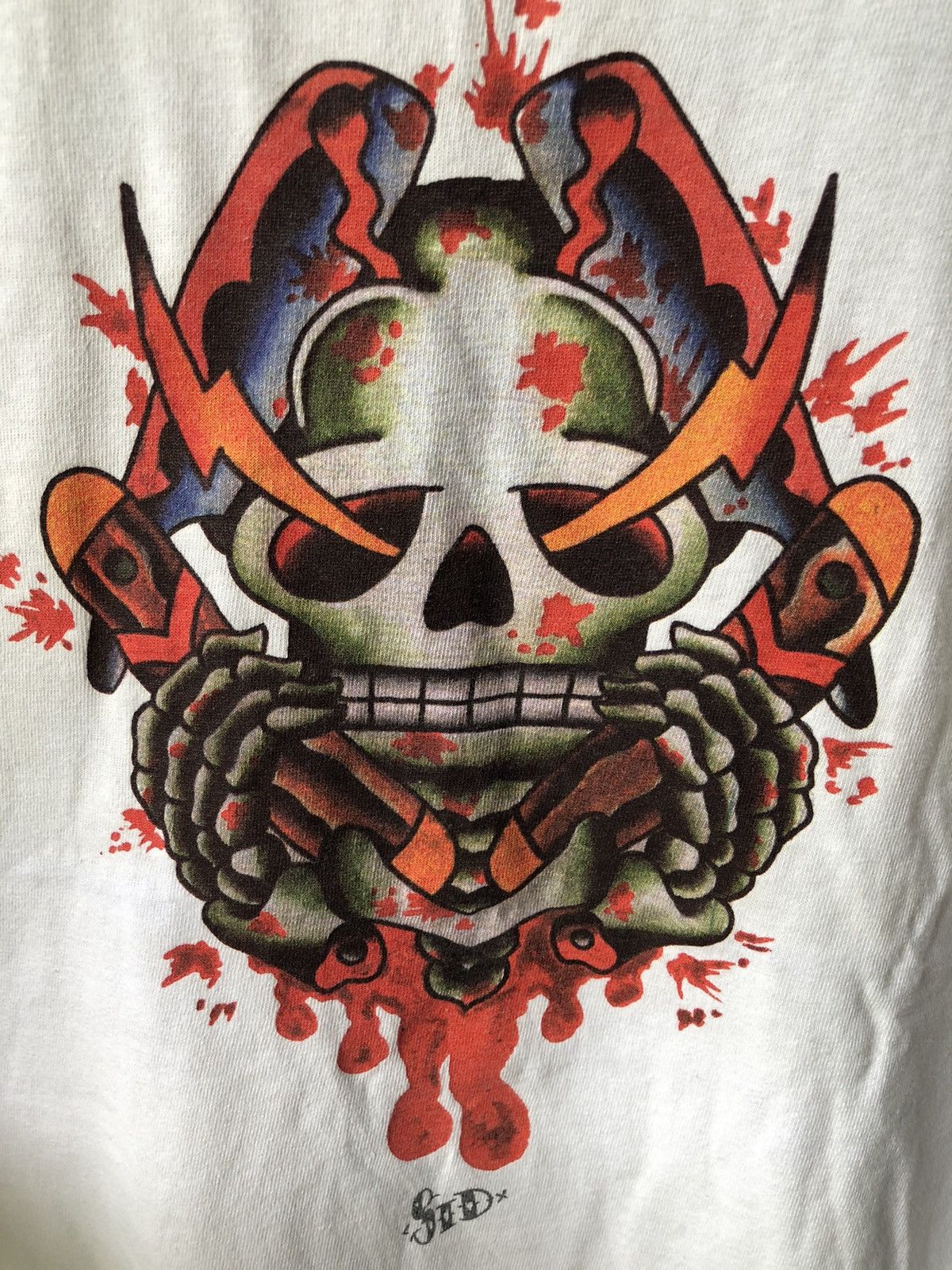 Band Tees × Vintage Vintage 3 Quarter SID Size US L / EU 52-54 / 3 - 2 Thumbnail