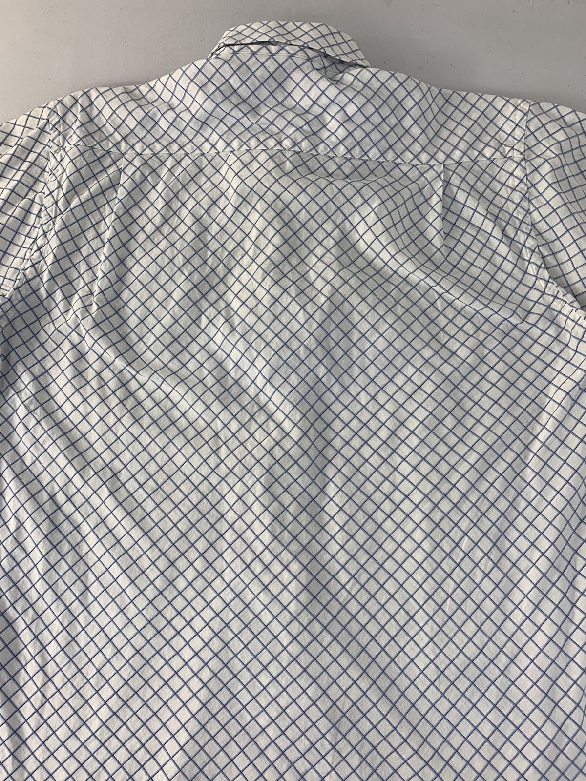 Japanese Brand Vintage Kansai Yamamoto Homme Diamond Check Shirt Size US L / EU 52-54 / 3 - 3 Thumbnail