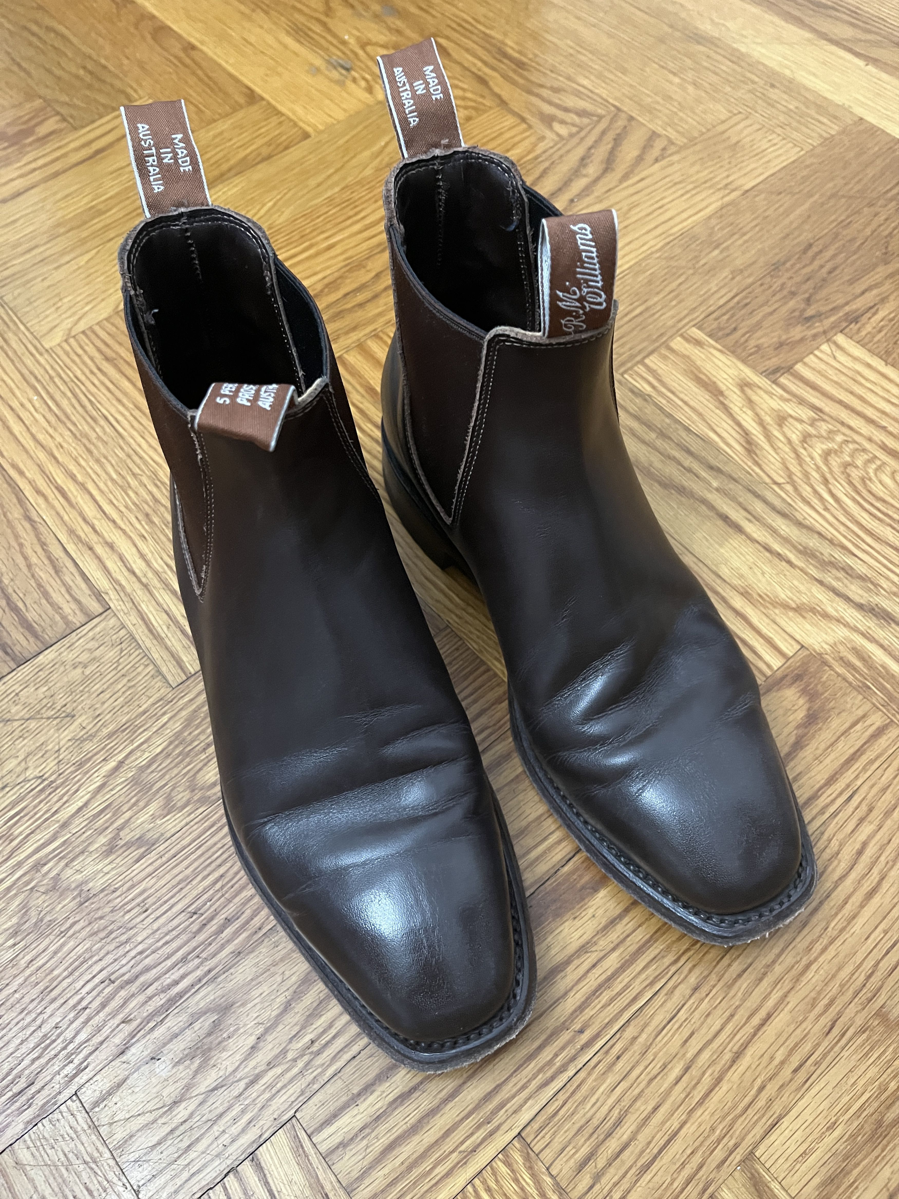 image of R M Williams Chestnut Craftsman Boot Size Uk8G, Men's