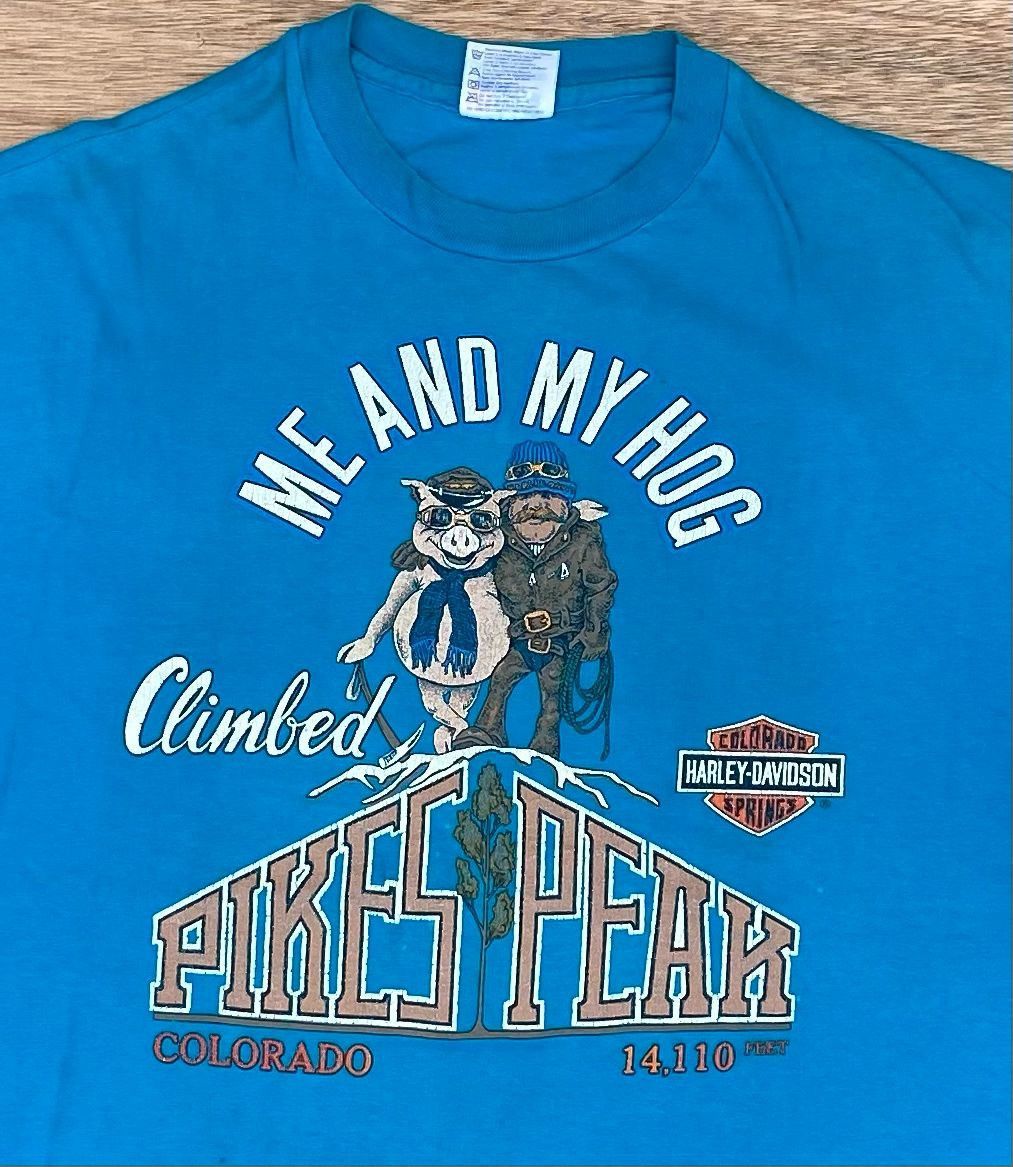 Harley Davidson × Vintage vintage tee D 35 Harley Davidson Size US XL / EU 56 / 4 - 2 Thumbnail