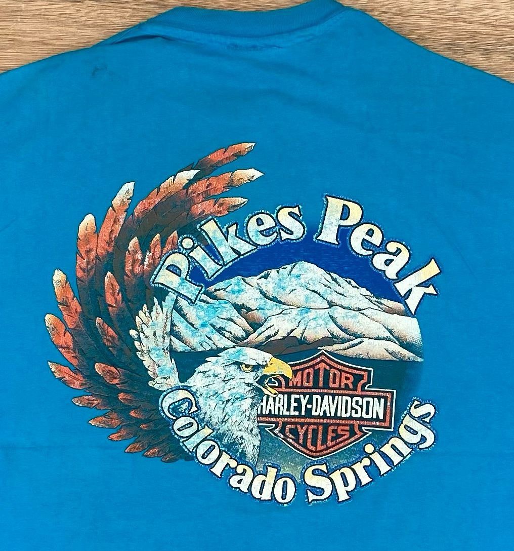 Harley Davidson × Vintage vintage tee D 35 Harley Davidson Size US XL / EU 56 / 4 - 4 Thumbnail