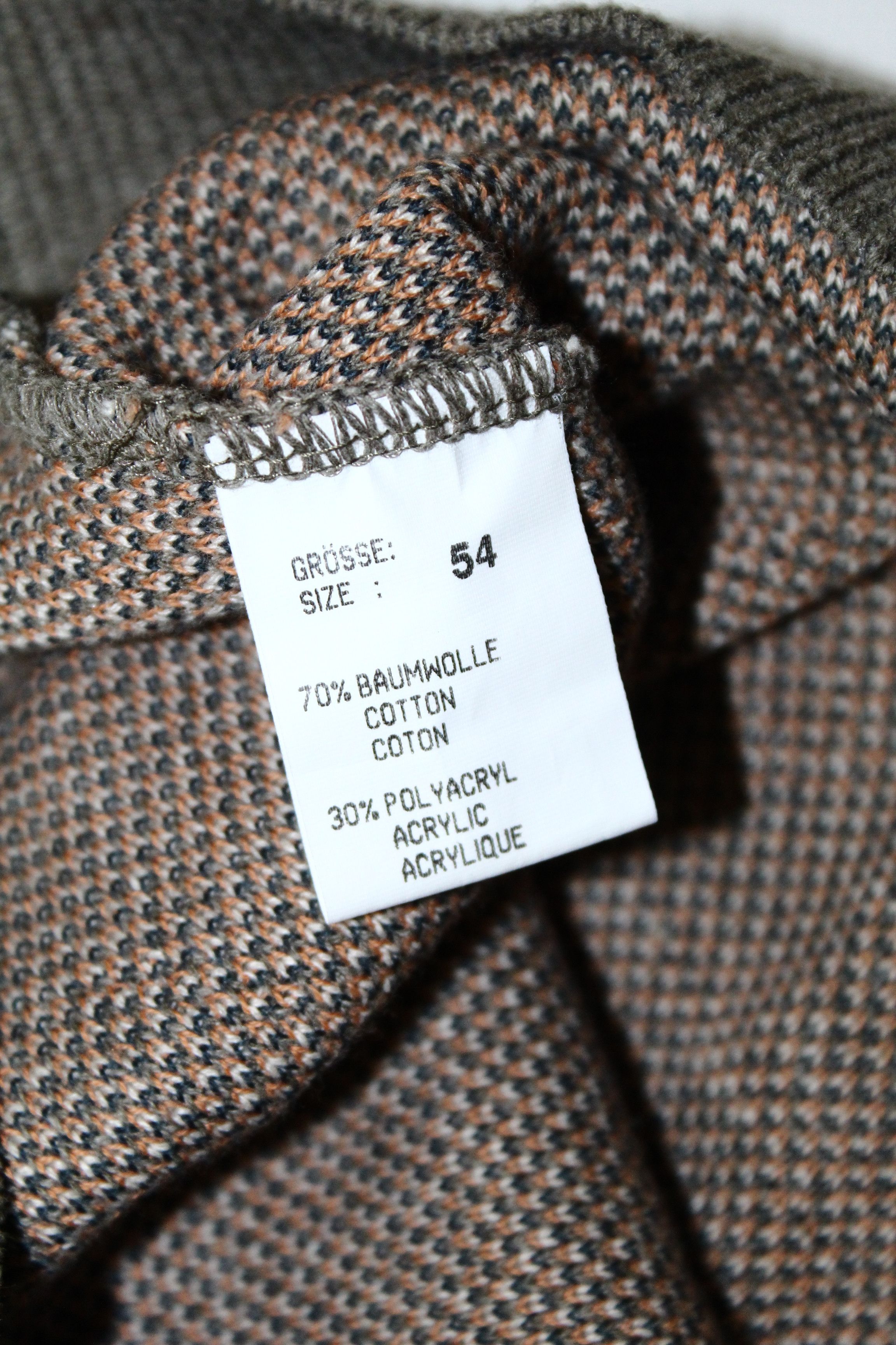 Hugo Boss 70s Rare Hugo Boss Abstract Design Knit Jacquard Sweater Size US XL / EU 56 / 4 - 3 Thumbnail