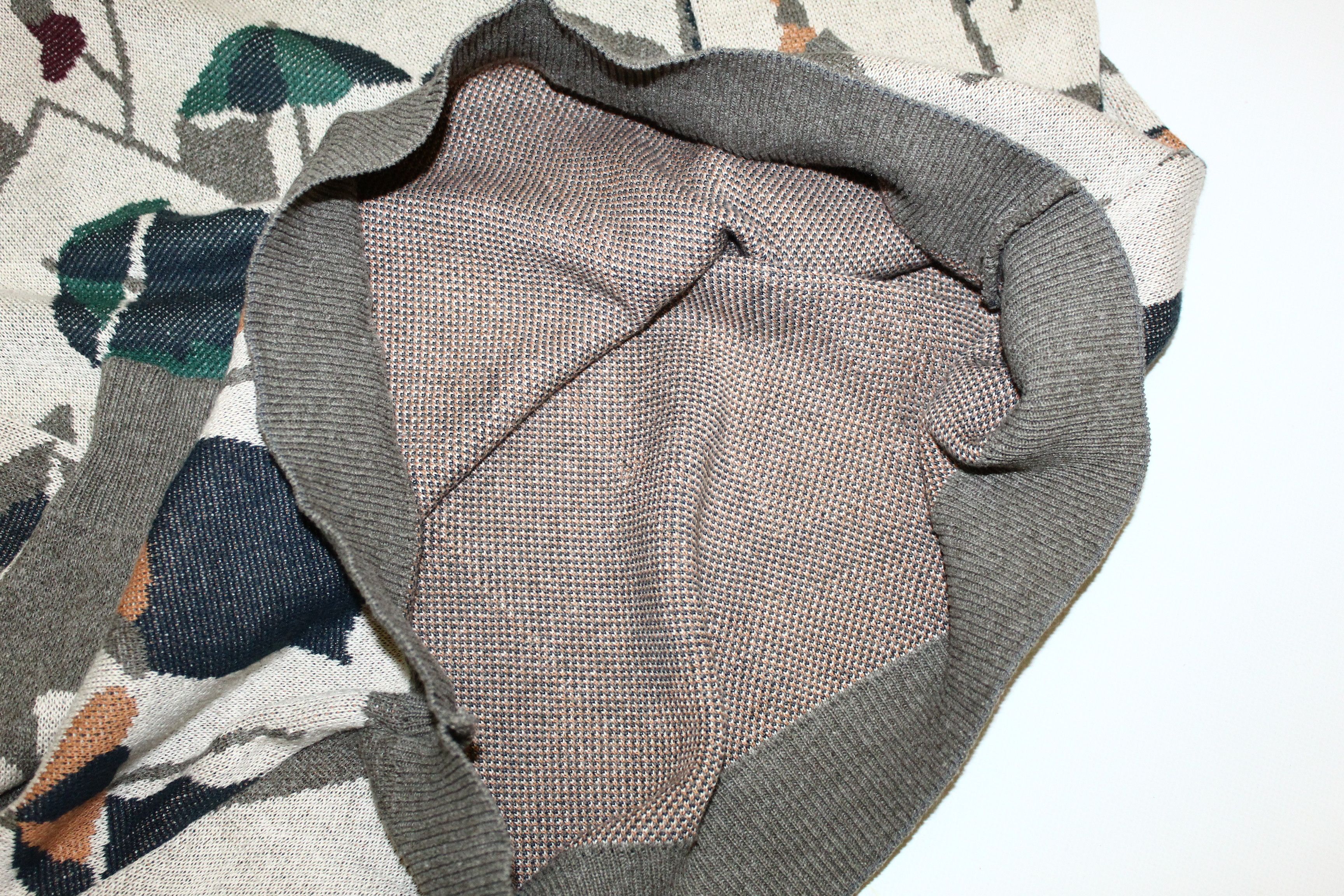 Hugo Boss 70s Rare Hugo Boss Abstract Design Knit Jacquard Sweater Size US XL / EU 56 / 4 - 8 Thumbnail
