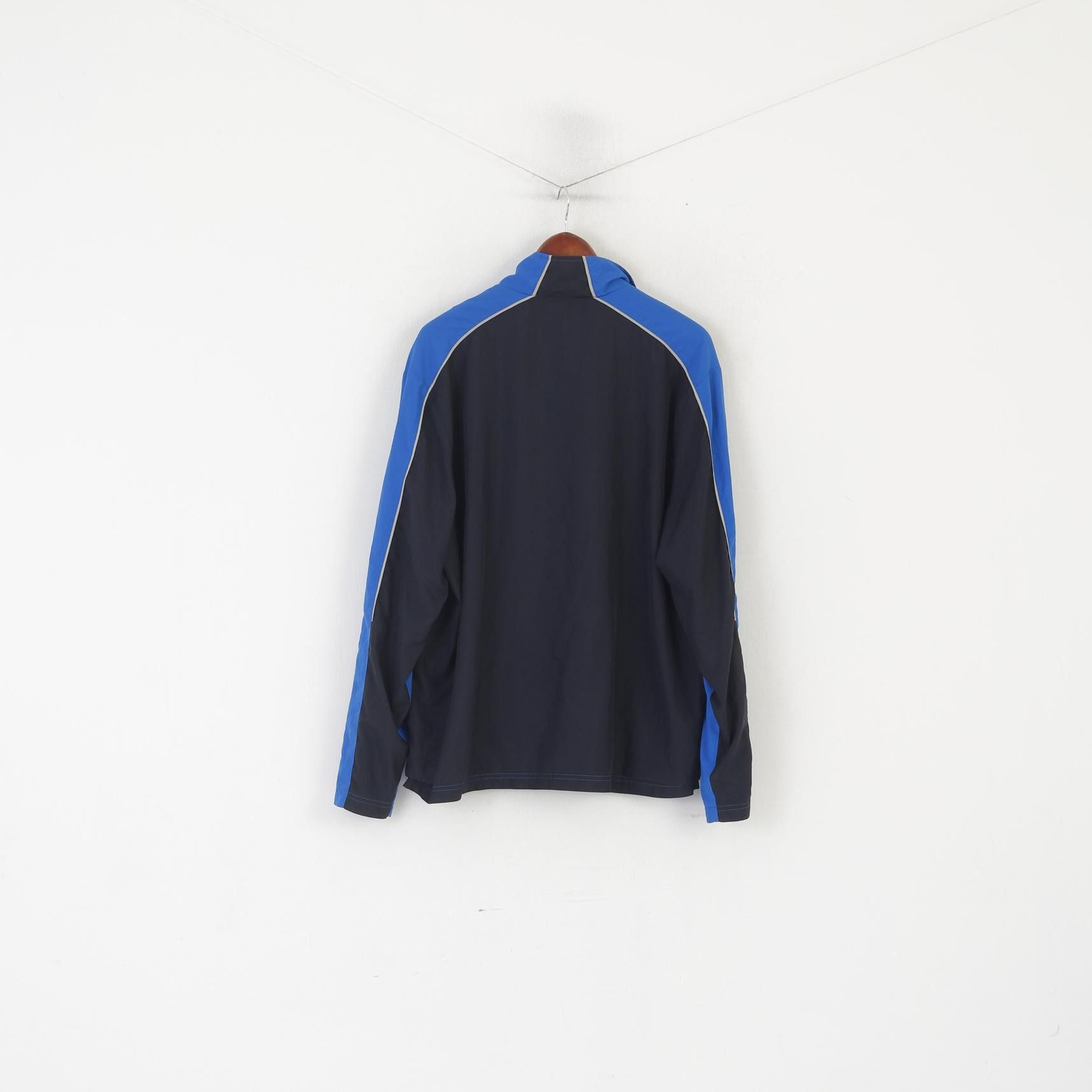 Puma Puma Men L Jacket Blue Zip Up Lightweight vtg 5735 Size US L / EU 52-54 / 3 - 7 Thumbnail