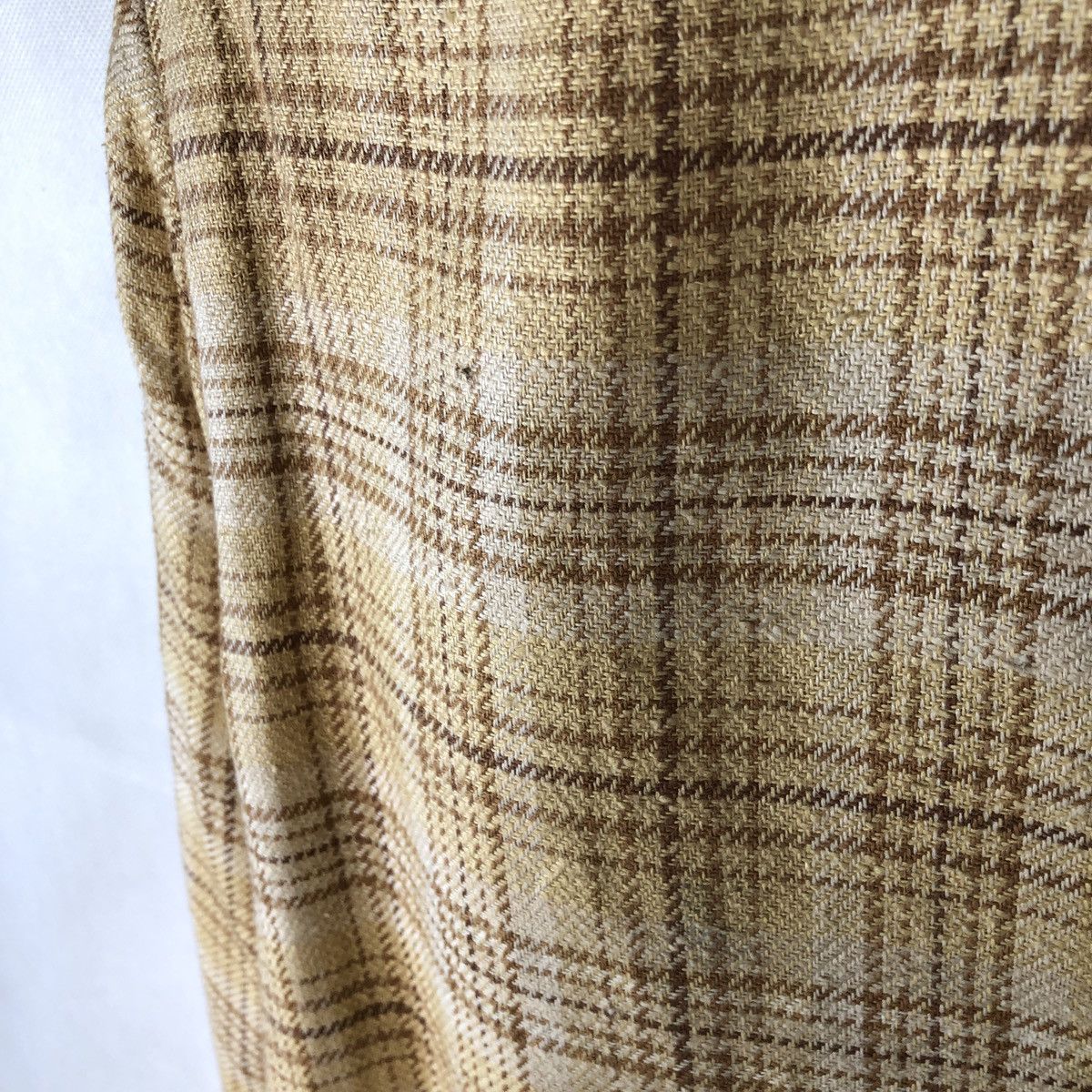 Issey Miyake Vintage Issey Miyake x Tsumori Chisato Hemp Checkered Blazer Size S / US 4 / IT 40 - 8 Thumbnail