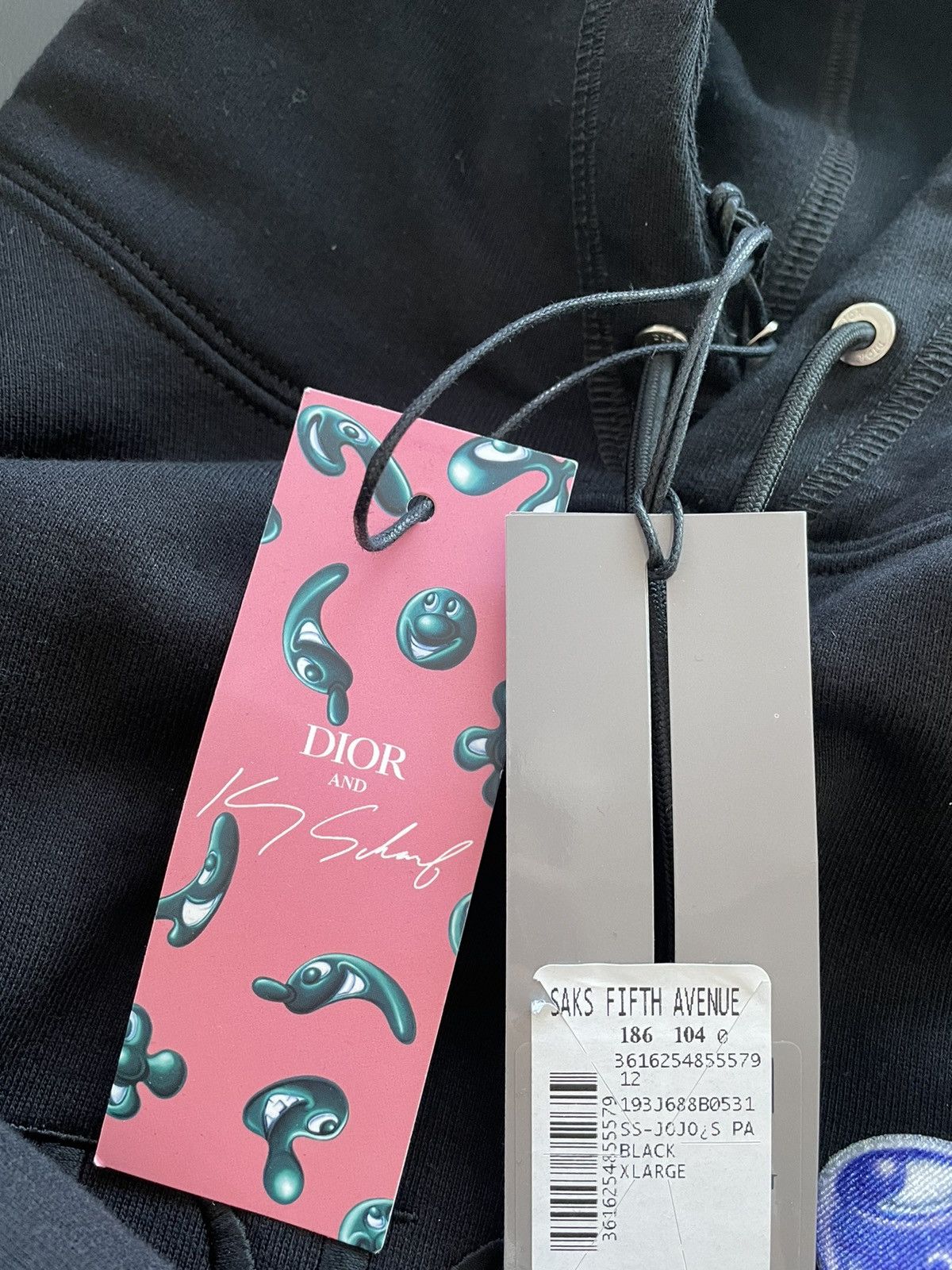 Dior $2,500 Sold Out Dior x Kenny Scharf Super Runway Logo Hoodie Size US XL / EU 56 / 4 - 19 Thumbnail