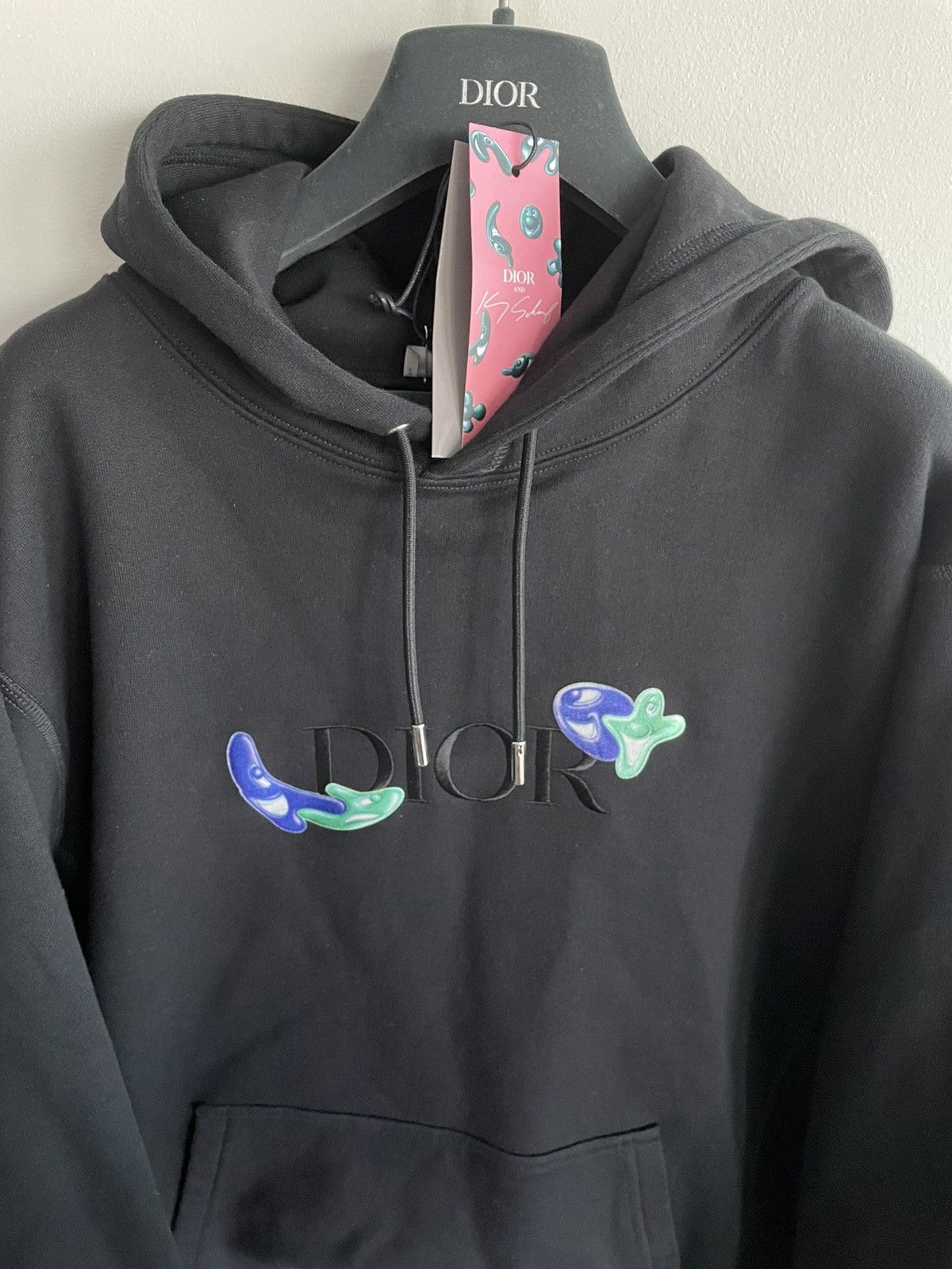 Dior $2,500 Sold Out Dior x Kenny Scharf Super Runway Logo Hoodie Size US XL / EU 56 / 4 - 16 Thumbnail