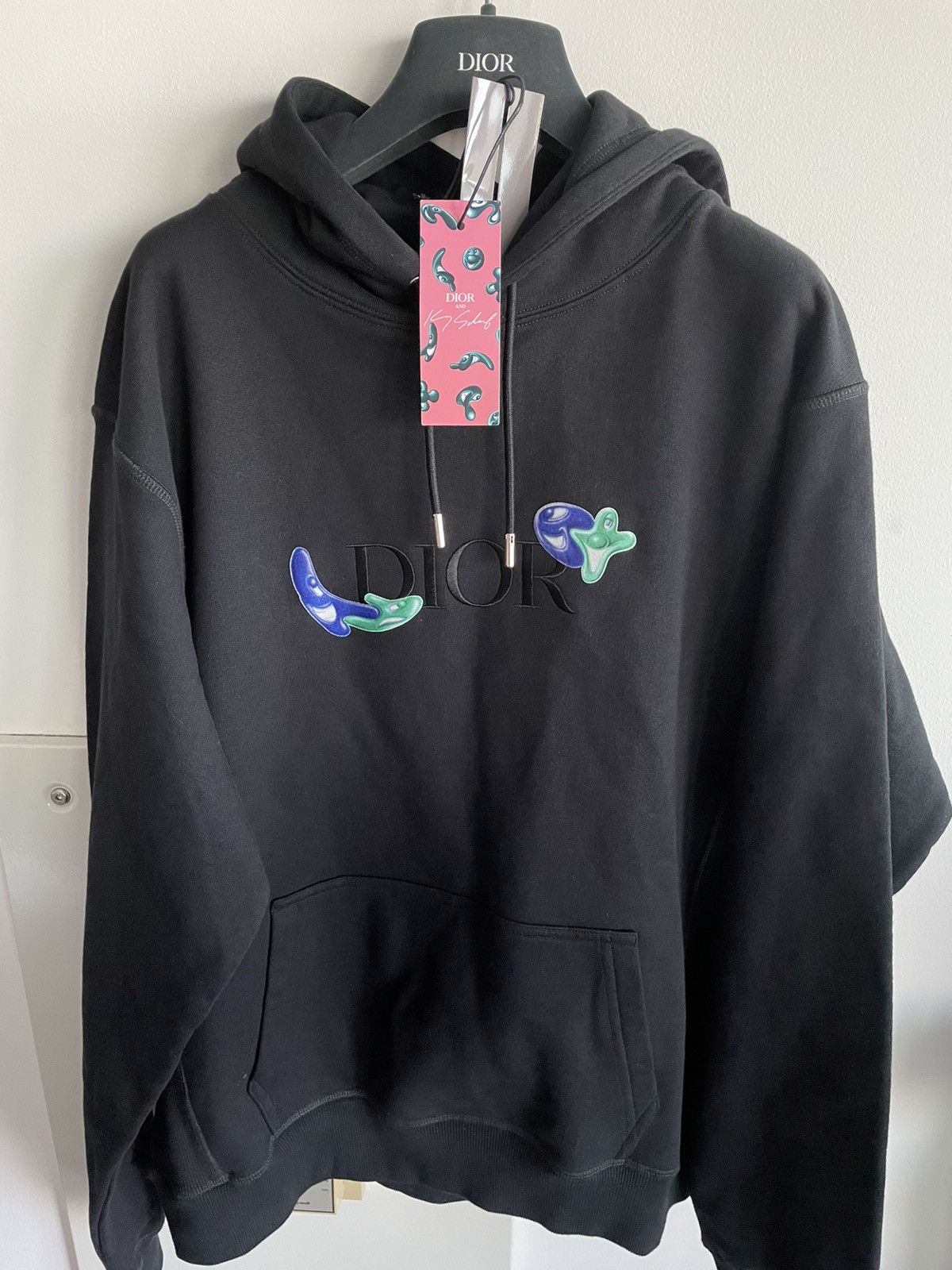 Dior $2,500 Sold Out Dior x Kenny Scharf Super Runway Logo Hoodie Size US XL / EU 56 / 4 - 21 Thumbnail