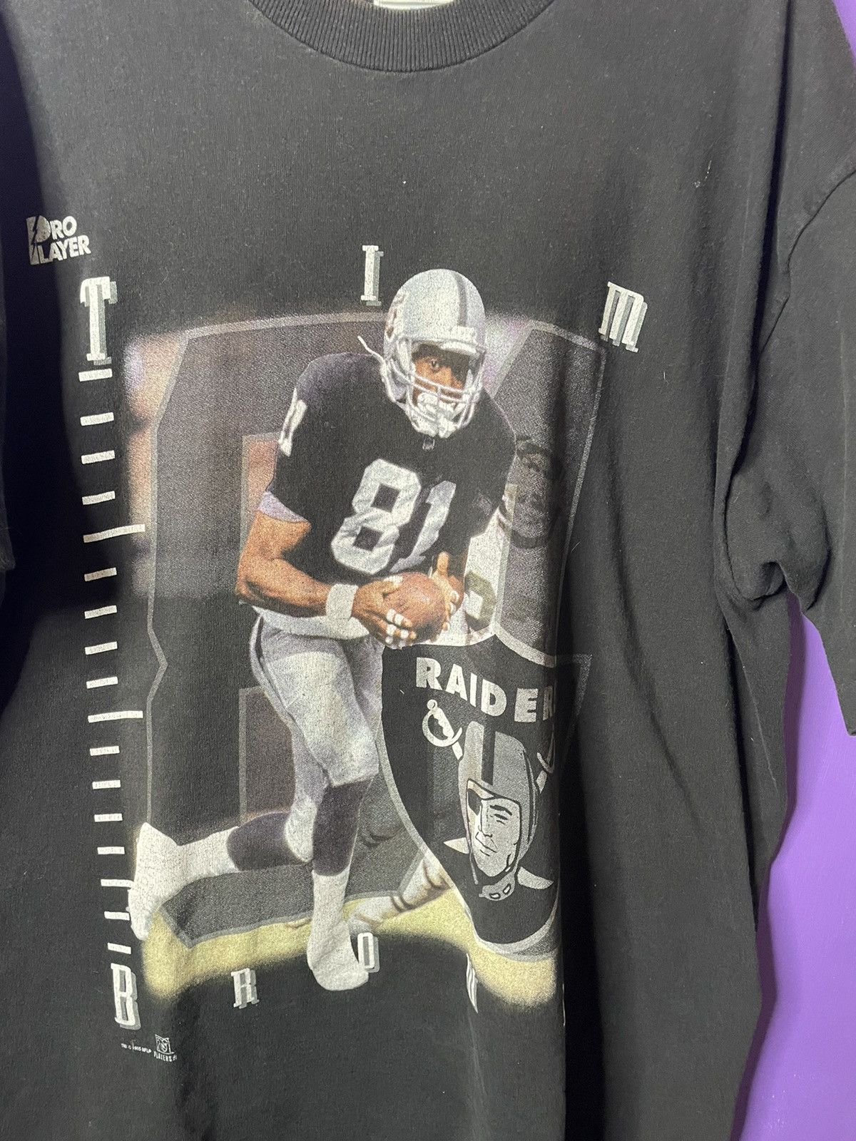 NFL × Pro Player × Vintage Vintage Pro player Oakland raider Tim brown player t-shirt Size US XL / EU 56 / 4 - 3 Thumbnail