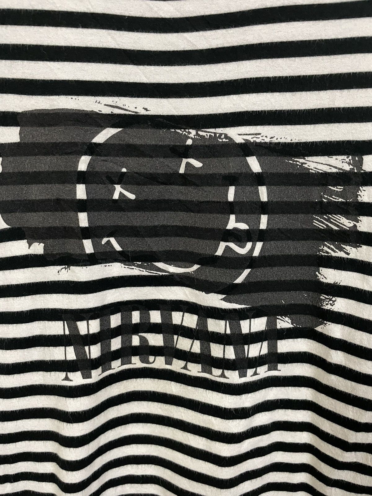 Nirvana × Number (N)ine Number Nine x Nirvavana Stripe Tshirt Size US XL / EU 56 / 4 - 4 Thumbnail