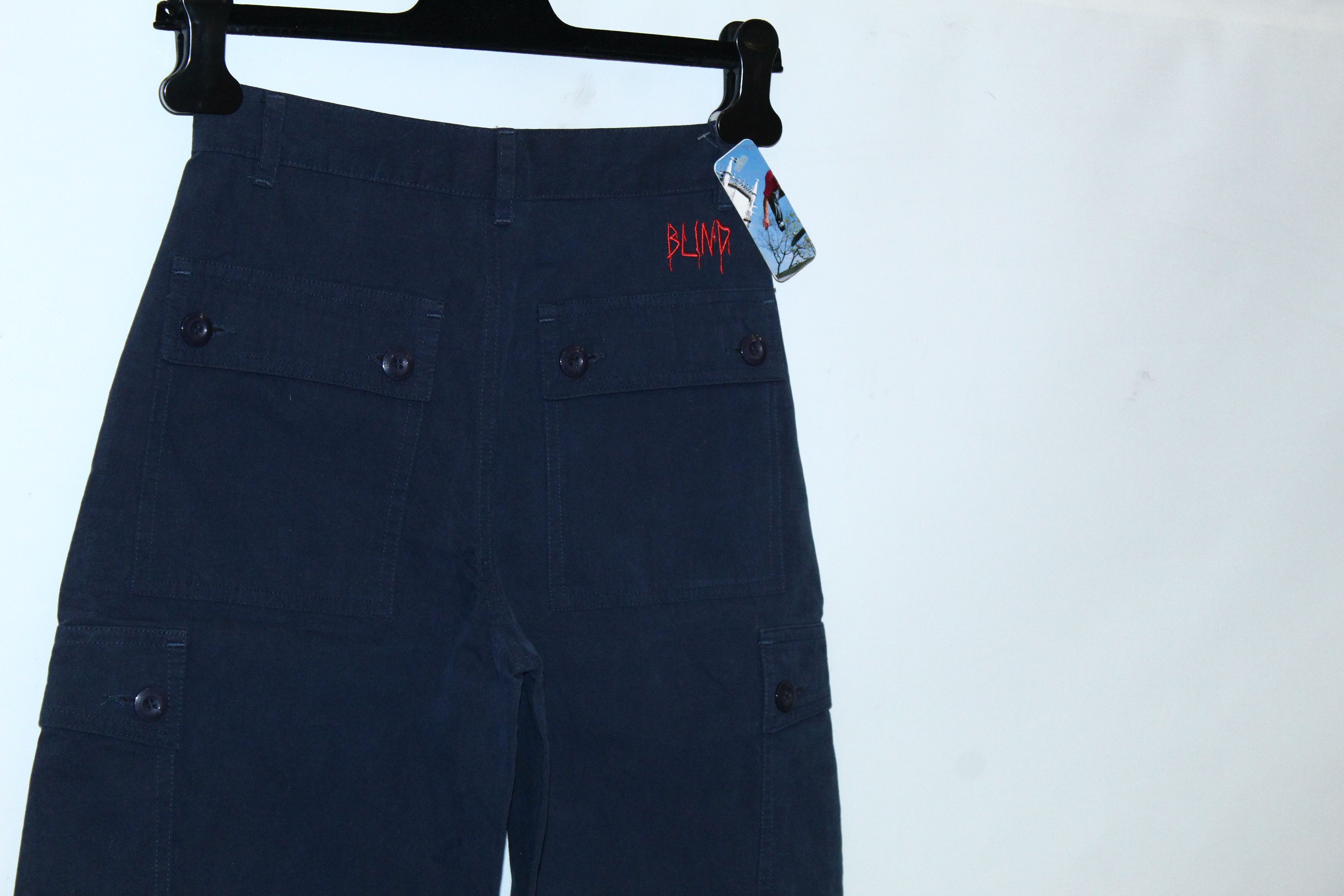 Blind Skateboards 💥 RARE 💥 OG Blind Skateboards Nylon Blend Cargo Shorts Size US 26 / EU 42 - 4 Thumbnail