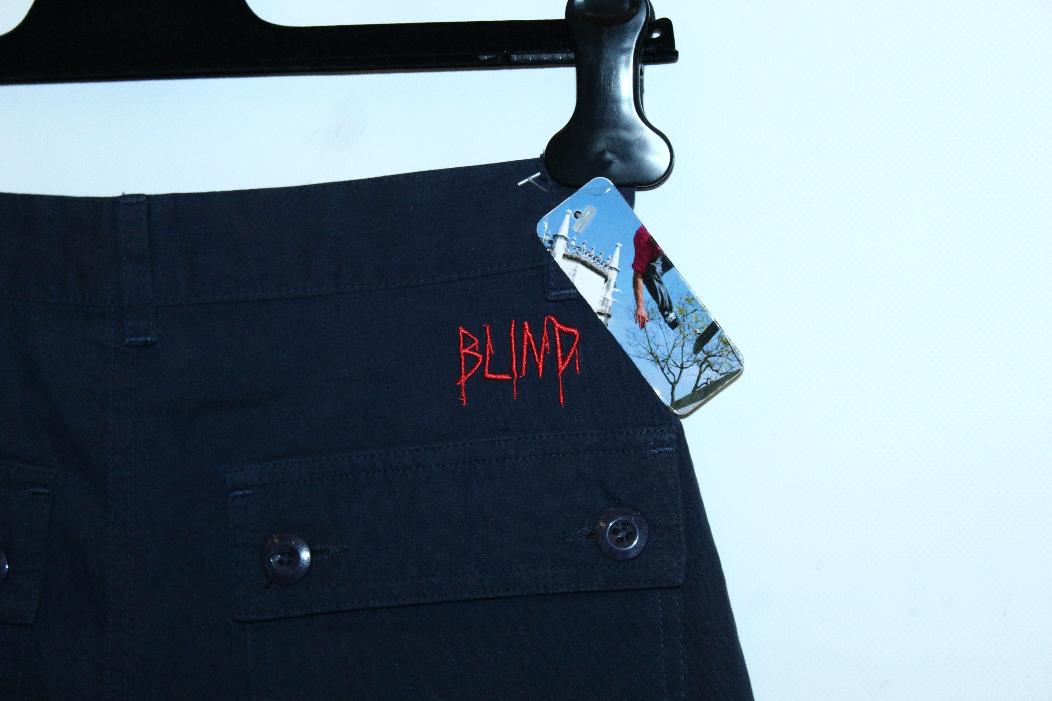 Blind Skateboards 💥 RARE 💥 OG Blind Skateboards Nylon Blend Cargo Shorts Size US 26 / EU 42 - 5 Thumbnail