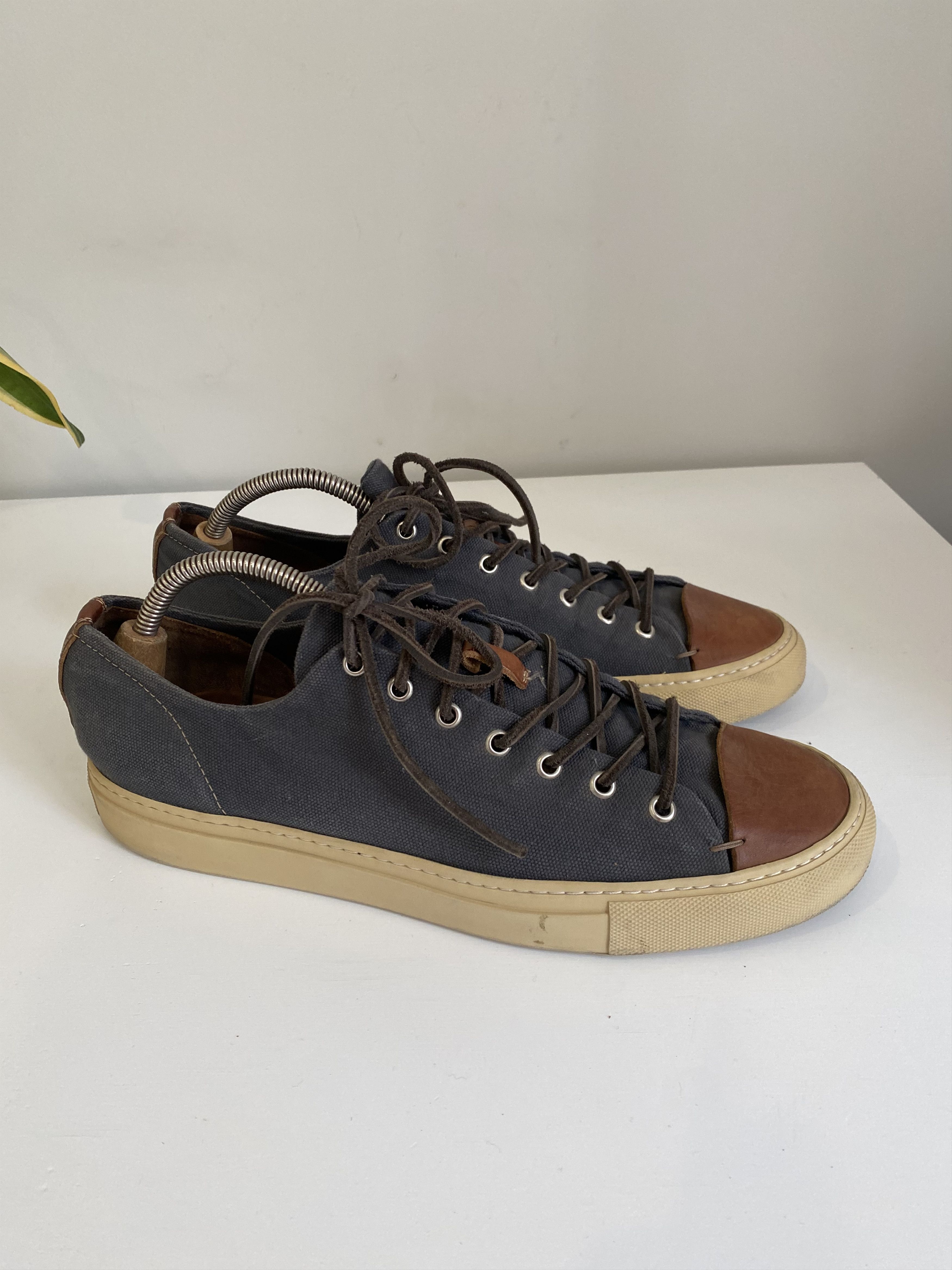 Buttero Buterro Low top Sneaker Leather Cotton Size 43-44 Size US 10.5 / EU 43-44 - 1 Thumbnail