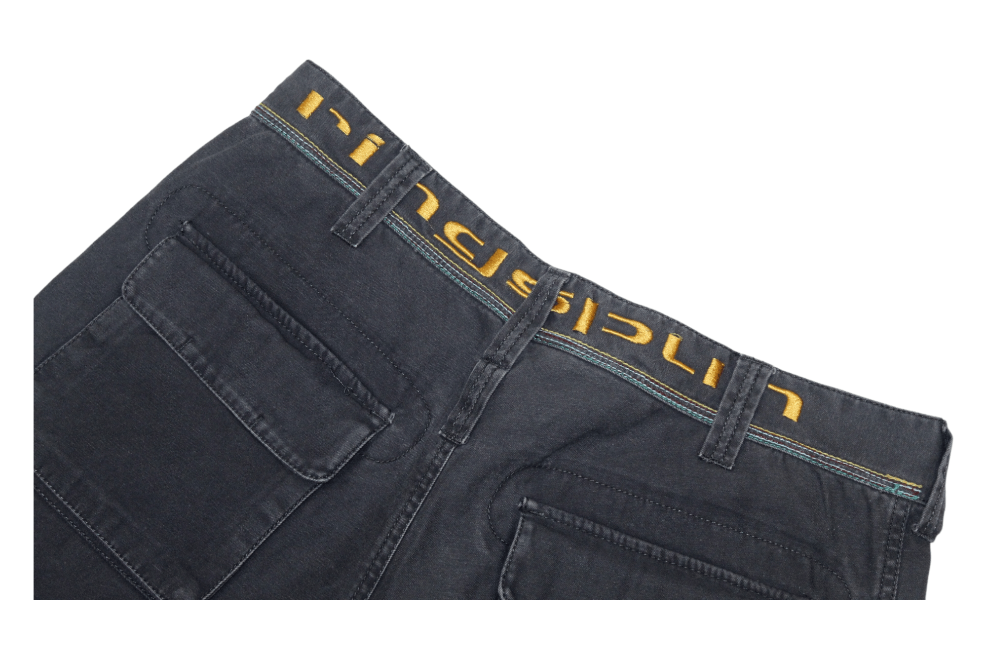 Japanese Brand 🔥VTG🔥 Ringspun Dicanio Charcoal Wash Utility Cargo Shorts Size US 33 - 11 Thumbnail