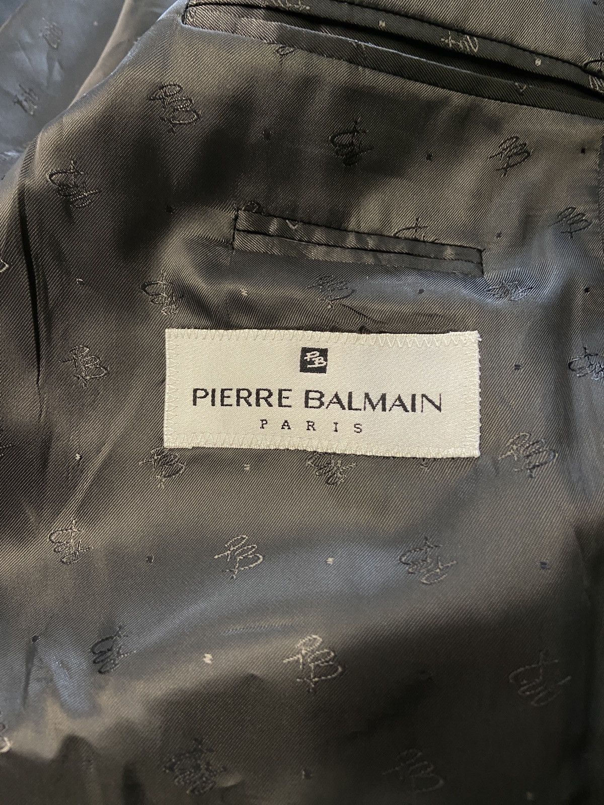 Balmain × Pierre Balmain Pierre Balmain Paris wool suit jacket blazer Size 48L - 3 Thumbnail