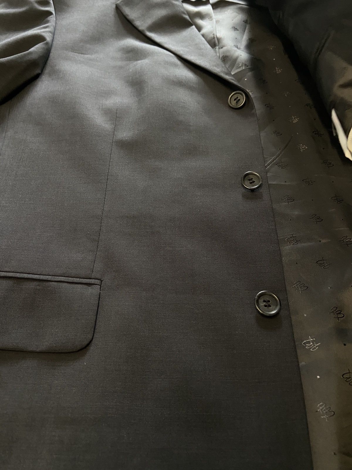 Balmain × Pierre Balmain Pierre Balmain Paris wool suit jacket blazer Size 48L - 8 Thumbnail