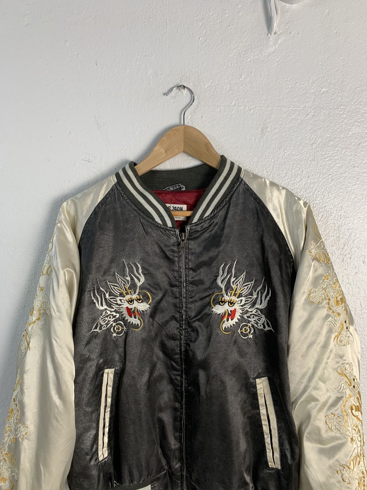 Japanese Brand US 740N Stadium Yokosuka Dragon Sukajan Jacket Size US L / EU 52-54 / 3 - 11 Thumbnail