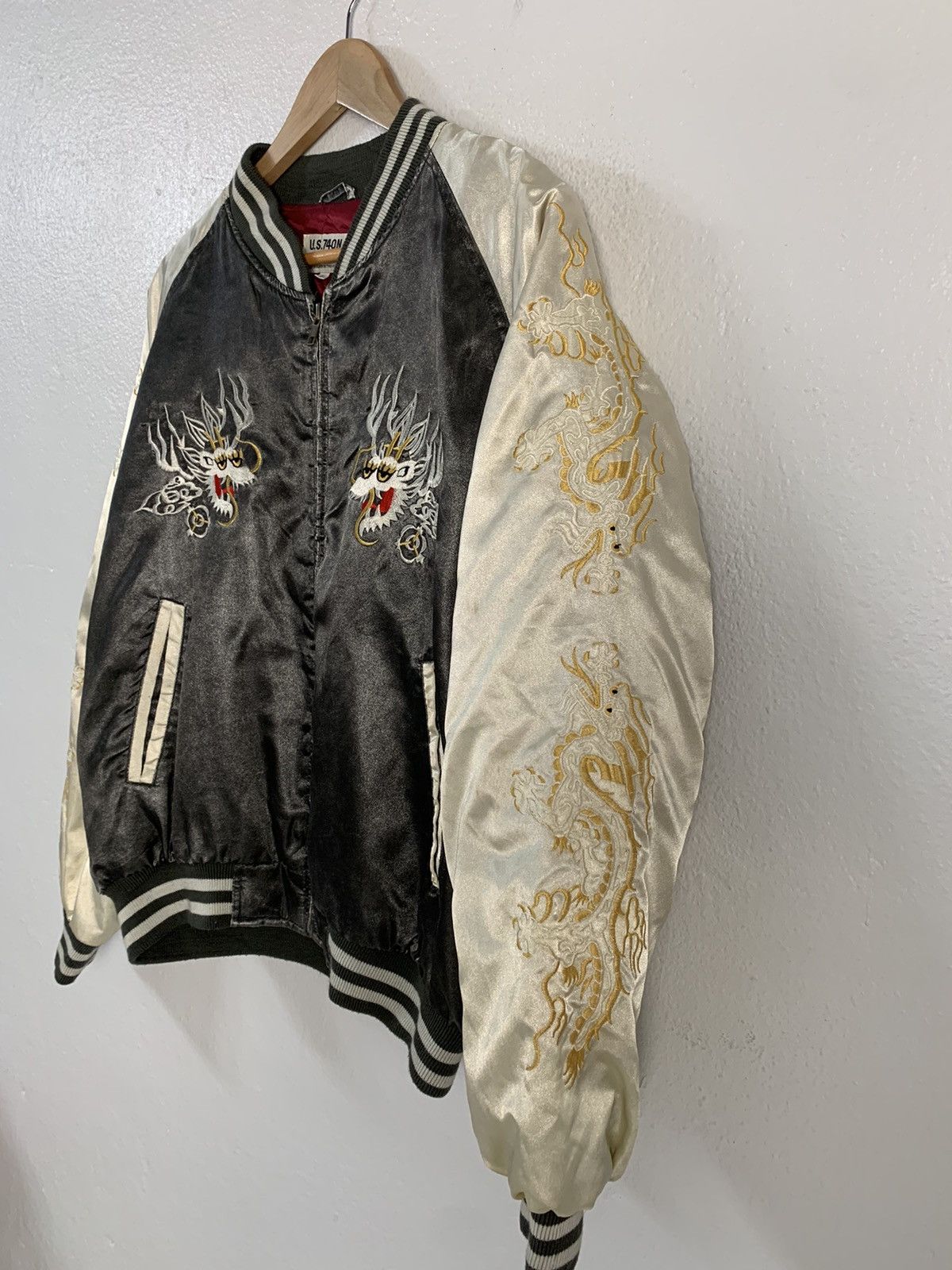 Japanese Brand US 740N Stadium Yokosuka Dragon Sukajan Jacket Size US L / EU 52-54 / 3 - 9 Thumbnail