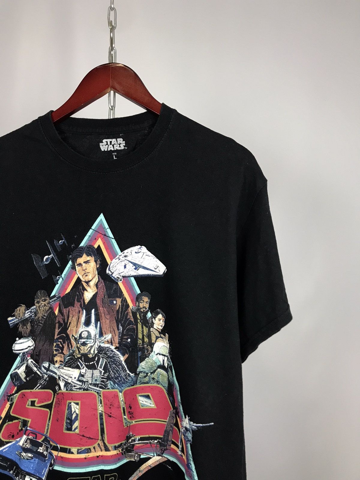 Star Wars Star Wars Han Solo vintage movie cartoon tee Size US L / EU 52-54 / 3 - 2 Thumbnail