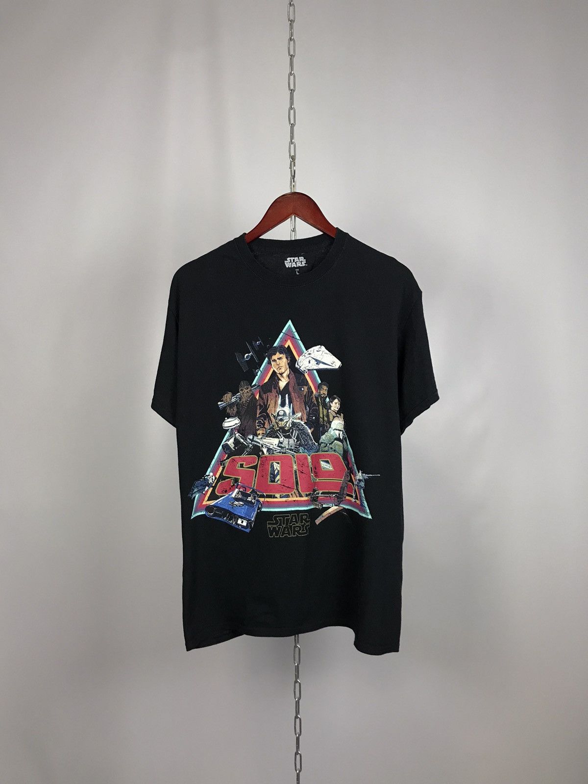 Star Wars Star Wars Han Solo vintage movie cartoon tee Size US L / EU 52-54 / 3 - 1 Thumbnail