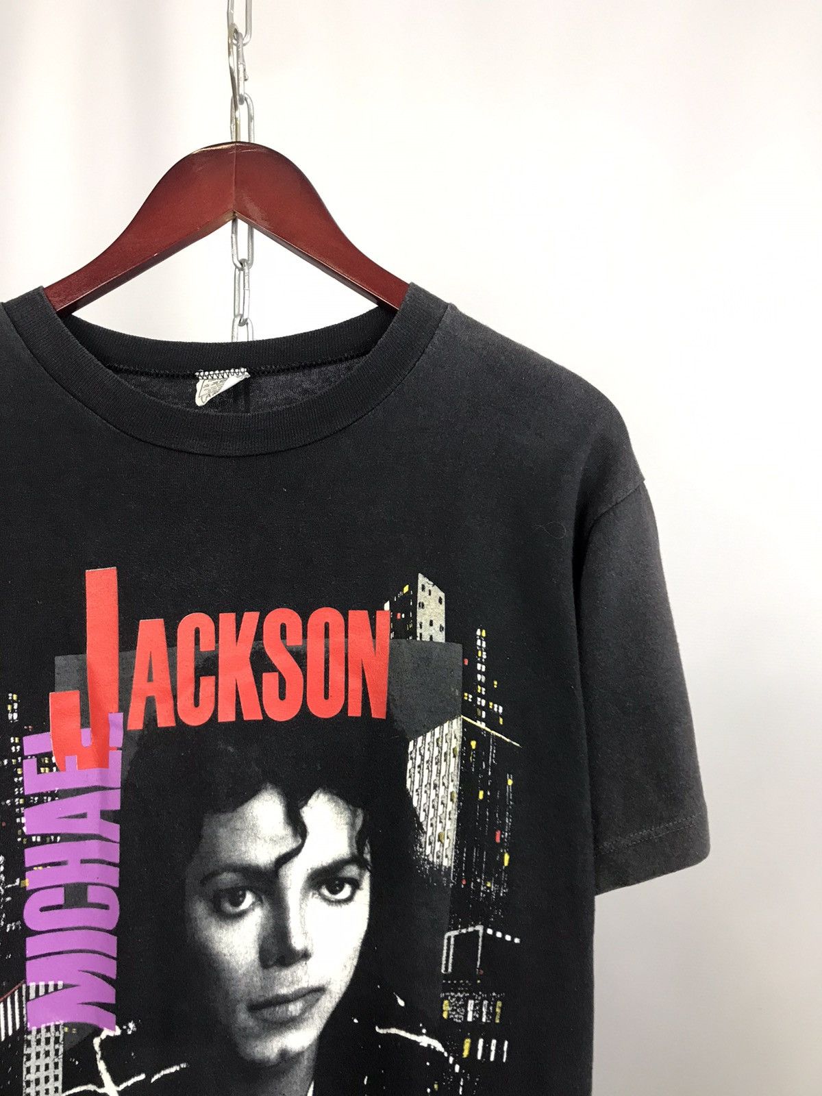 Band Tees Michael Jackson vintage 1988 bad tour tee Size US L / EU 52-54 / 3 - 2 Thumbnail