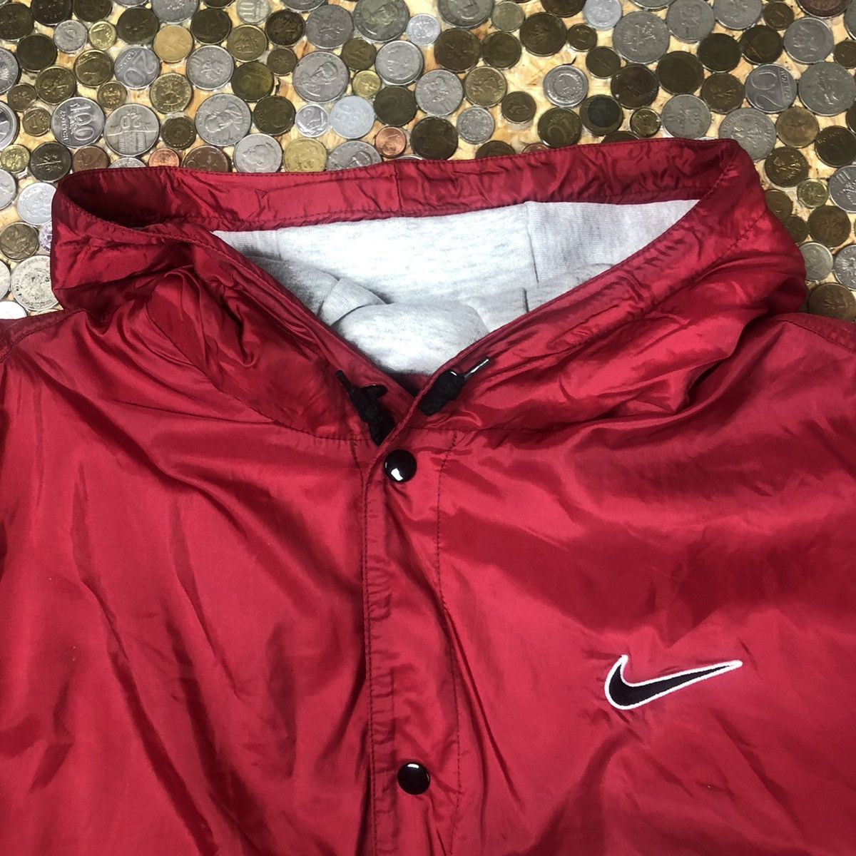 Nike Nike vintage 90s Jacket spellout Size US XL / EU 56 / 4 - 3 Thumbnail
