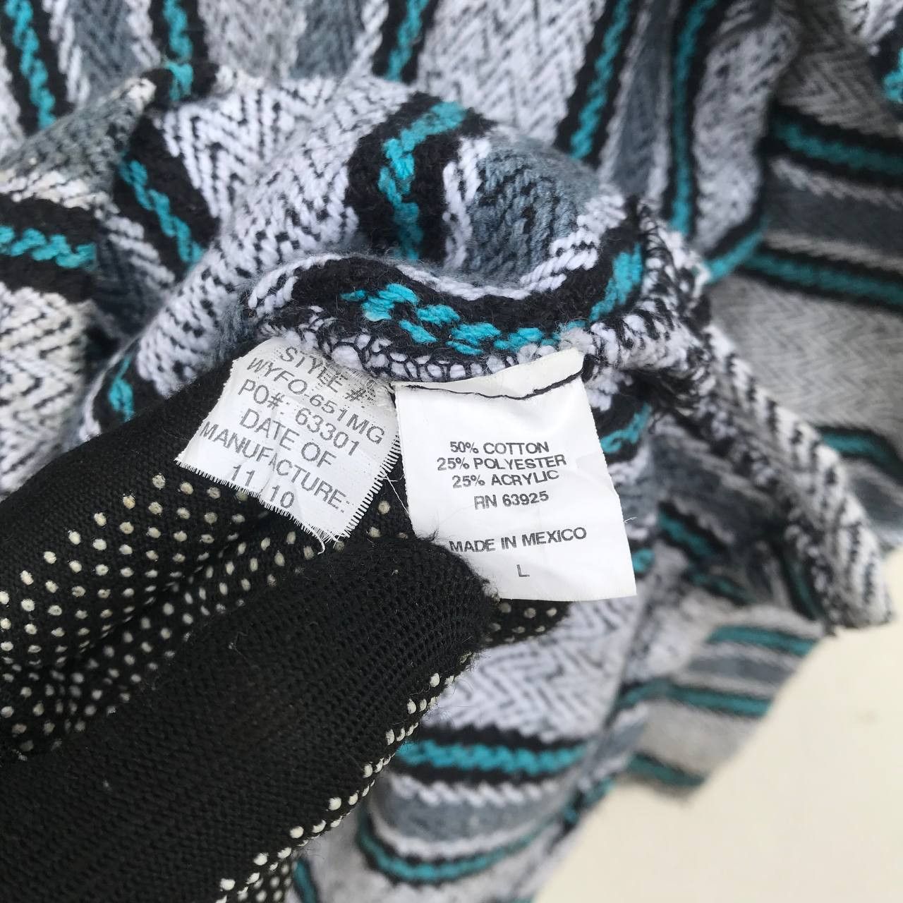 Designer Vintage Miguel Geraldo art knitting streetwear hoodie Size US L / EU 52-54 / 3 - 7 Thumbnail