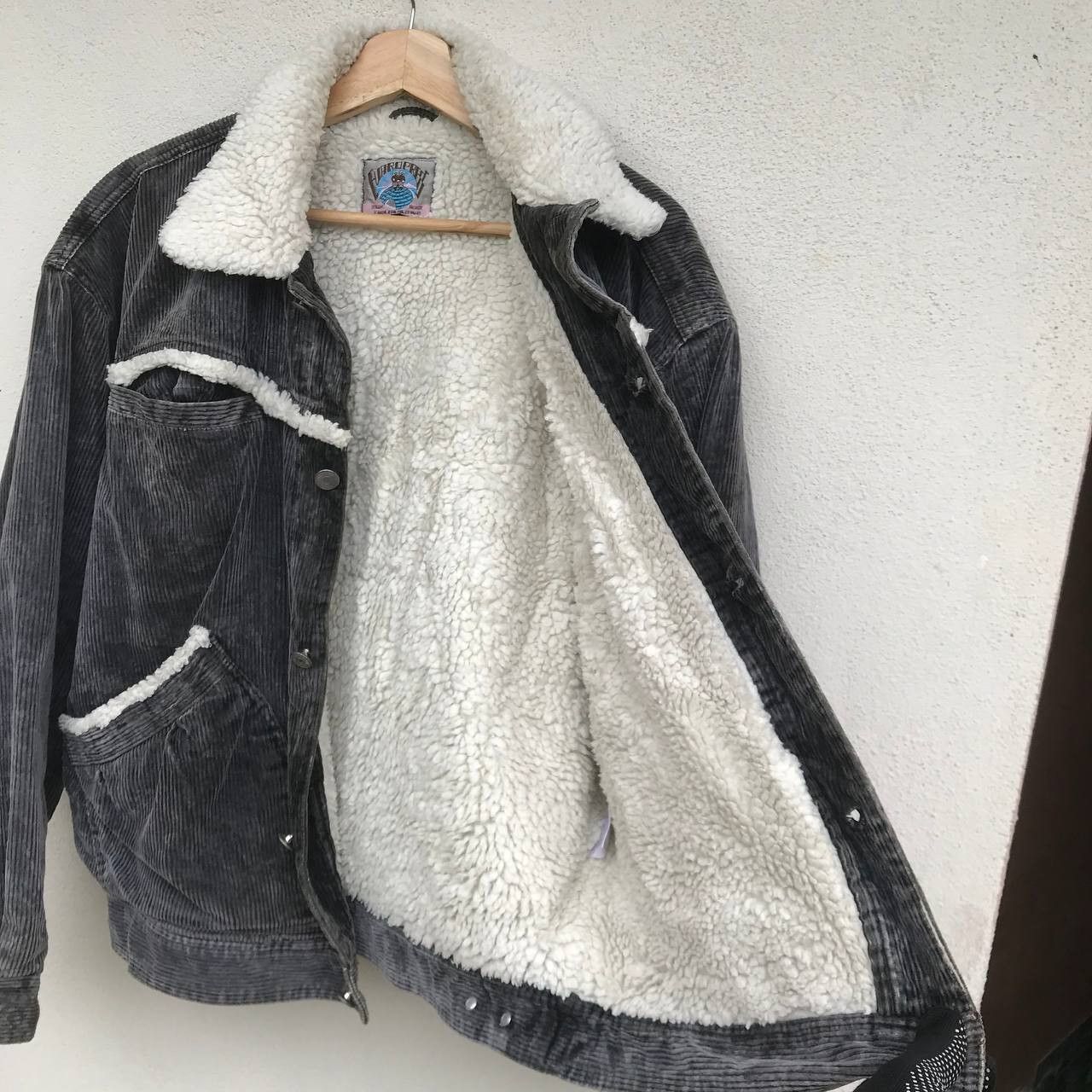 Japanese Brand × Vintage VINTAGE Euro-Press JAPANESE CURDOROY WESTERN sherpa jacket Size US L / EU 52-54 / 3 - 8 Thumbnail