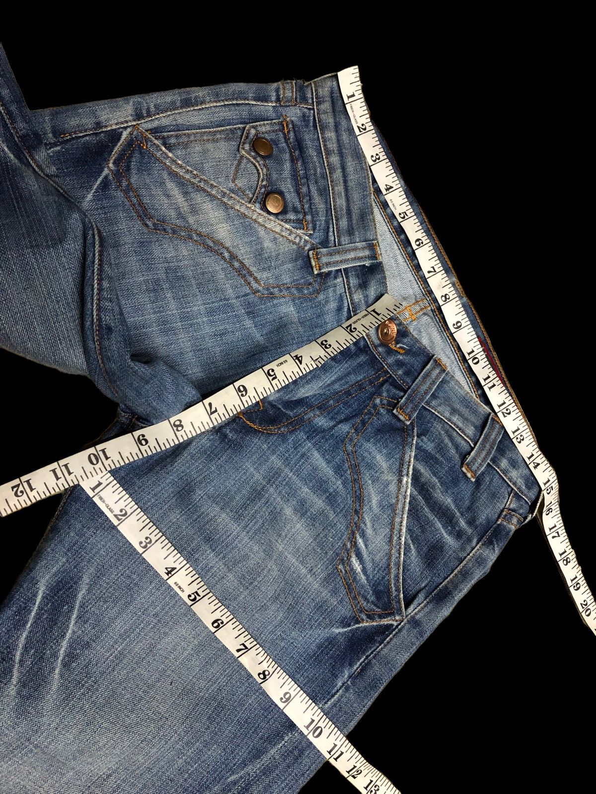 Howe FLARED⚡️TWIST DENIM BY HOWE Size US 30 / EU 46 - 6 Thumbnail