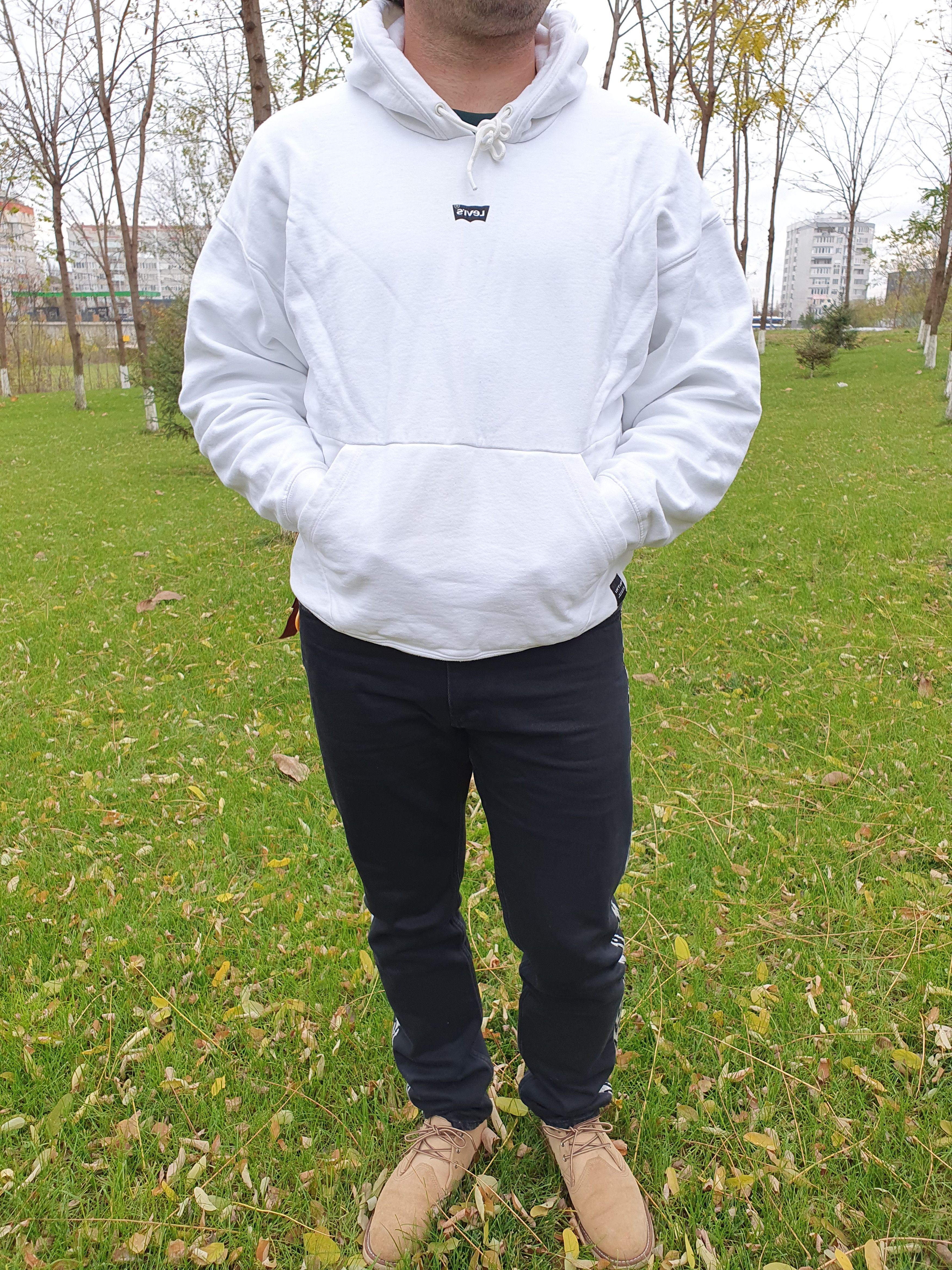 Levi's × Levi's Vintage Clothing Rare Box Logo Levi's Vintage White Hoodie Size US M / EU 48-50 / 2 - 2 Thumbnail