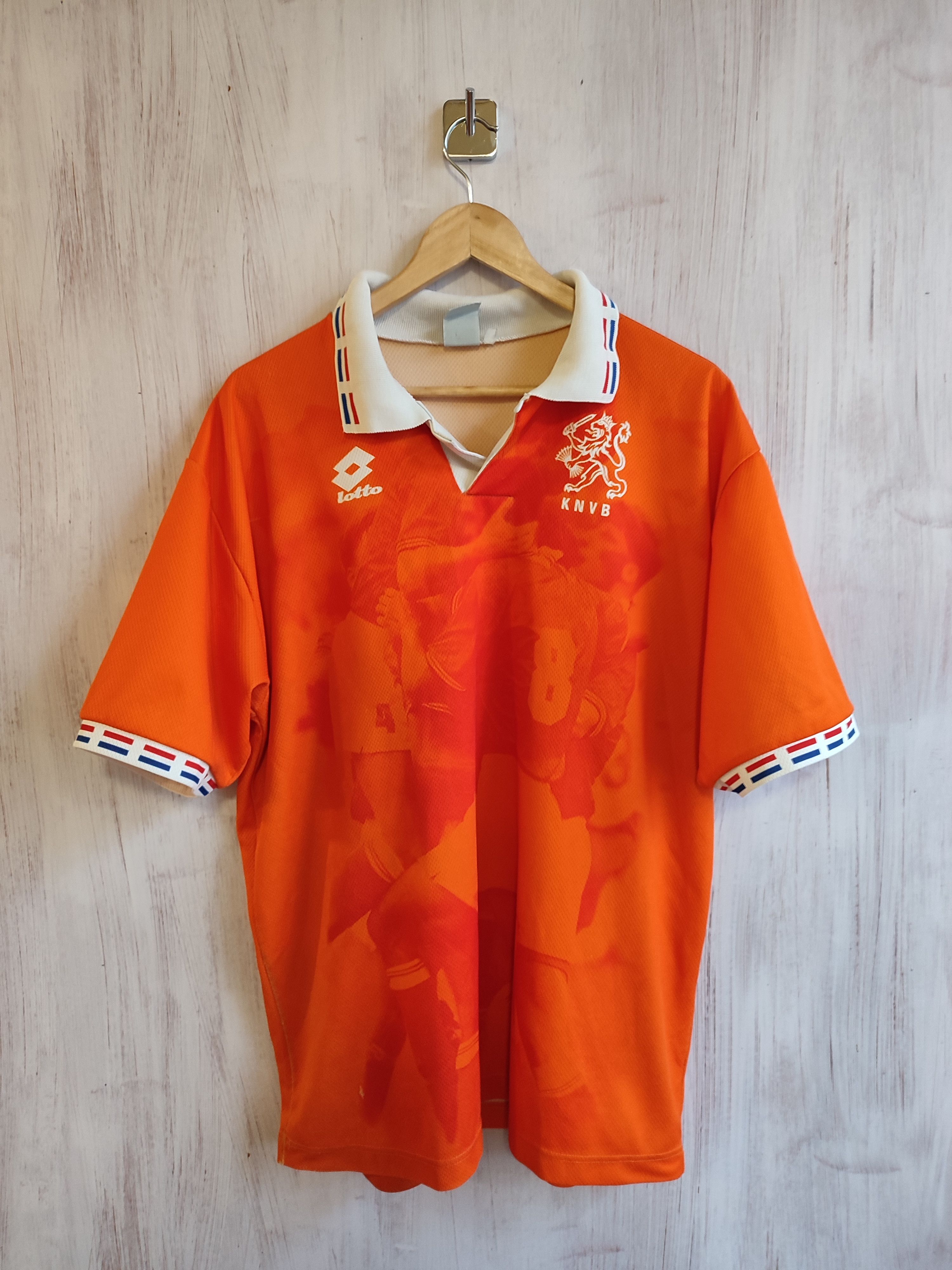 Netherlands Jersey Vintage 90s Netherlands KNVB by Lotto Made 