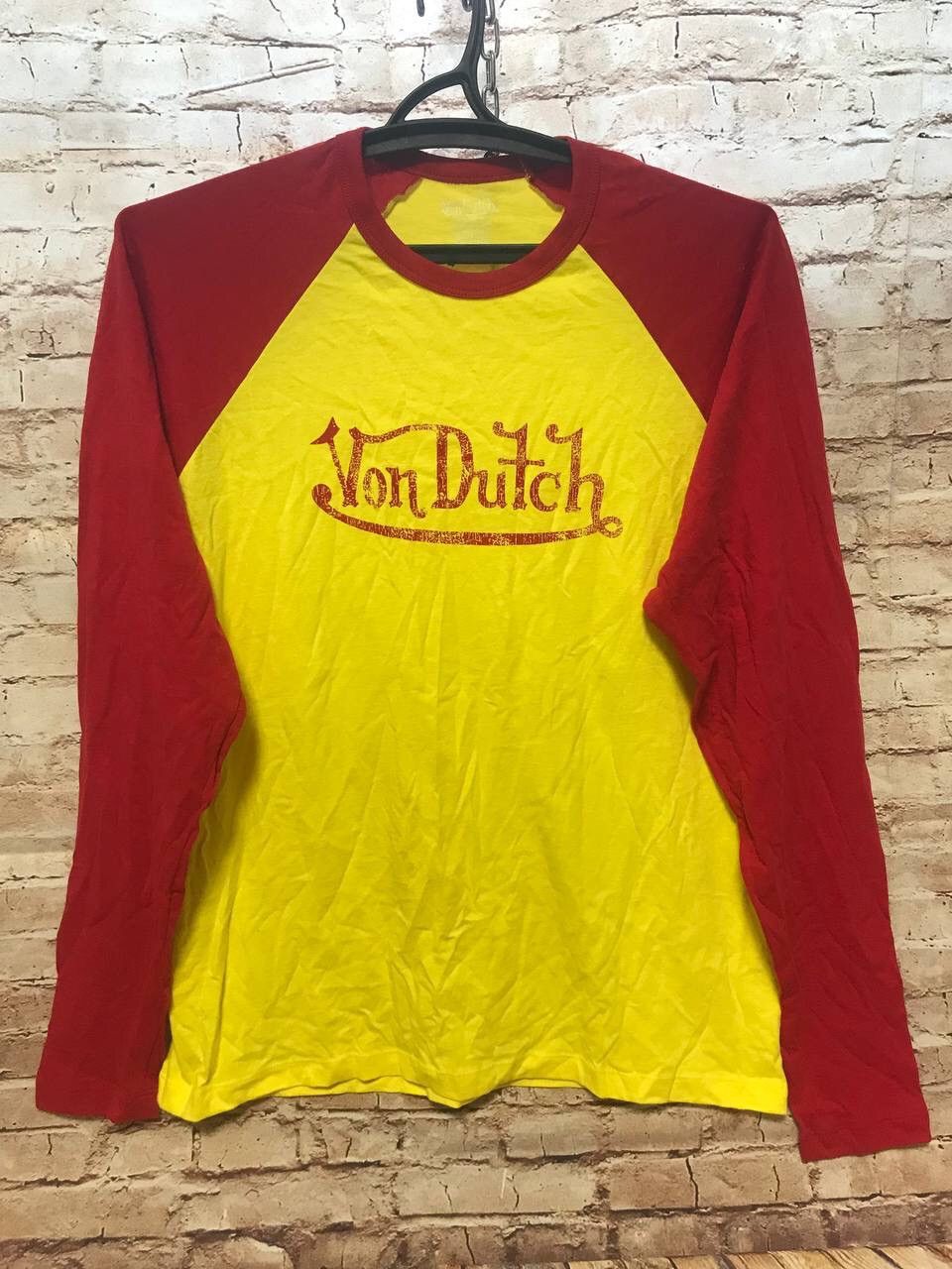 Vintage × Von Dutch Vintage Von Dutch Long Sleeve Tee Shirt Size US L / EU 52-54 / 3 - 1 Thumbnail