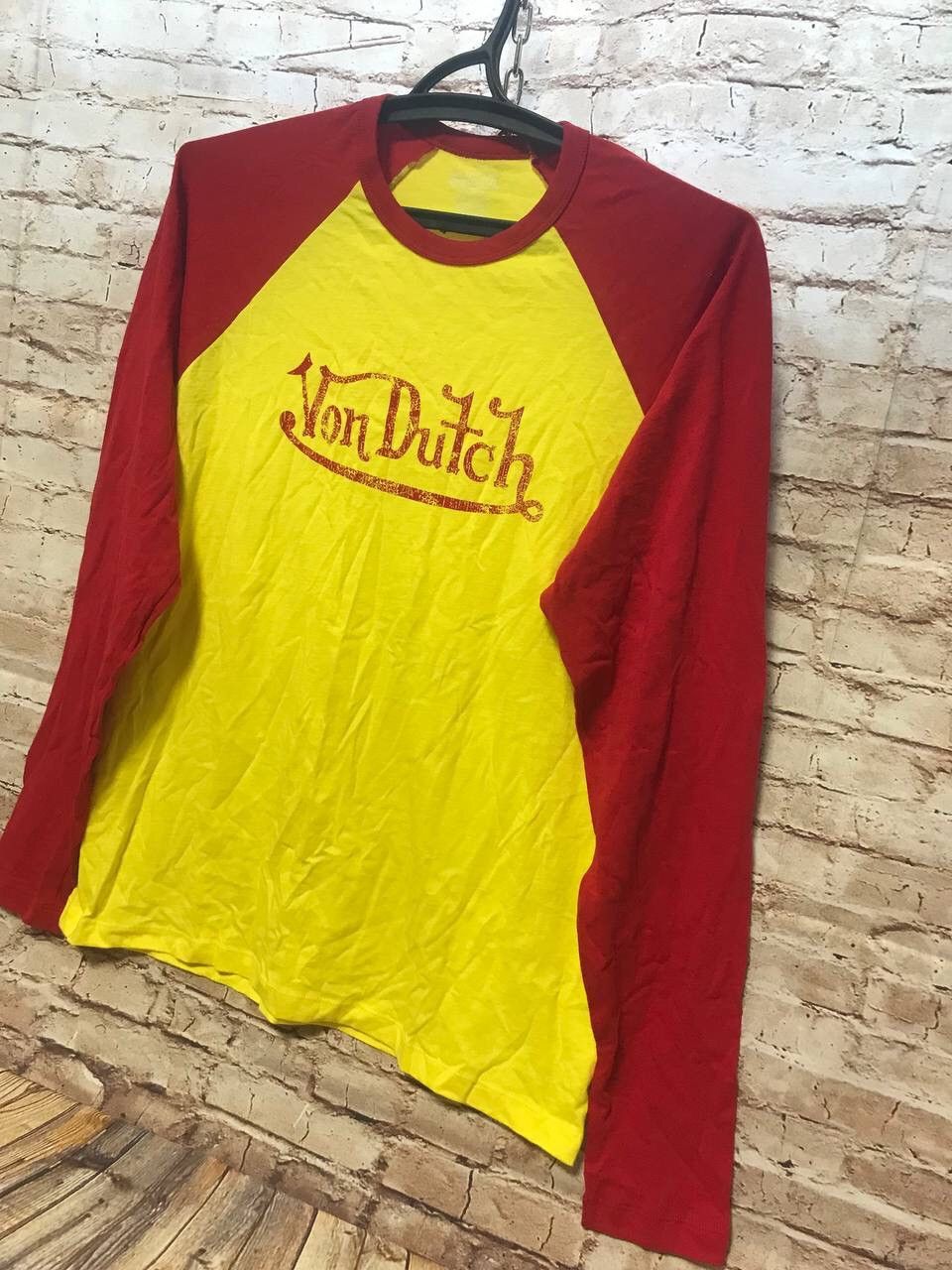 Vintage × Von Dutch Vintage Von Dutch Long Sleeve Tee Shirt Size US L / EU 52-54 / 3 - 4 Thumbnail