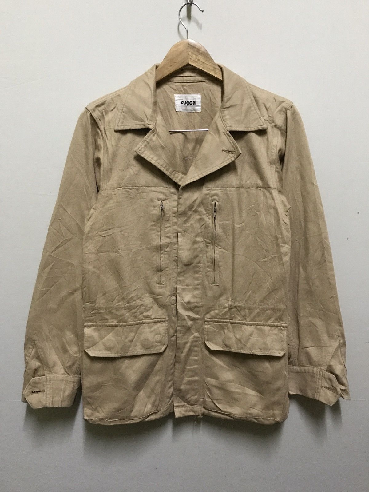 CABANE de ZUCCa × Issey Miyake Zucca Jacket Army Japan Size US M / EU 48-50 / 2 - 1 Thumbnail