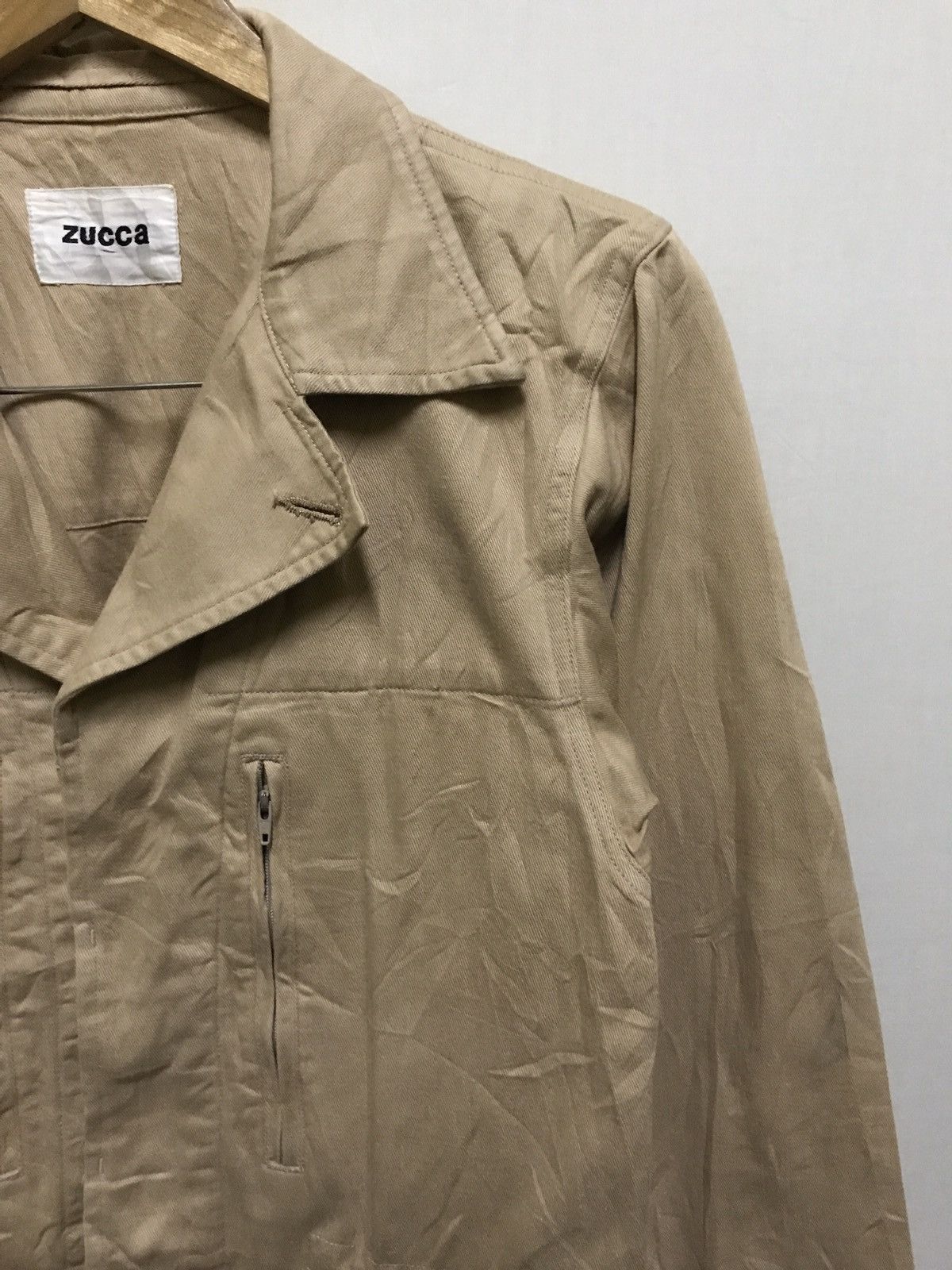 CABANE de ZUCCa × Issey Miyake Zucca Jacket Army Japan Size US M / EU 48-50 / 2 - 4 Thumbnail