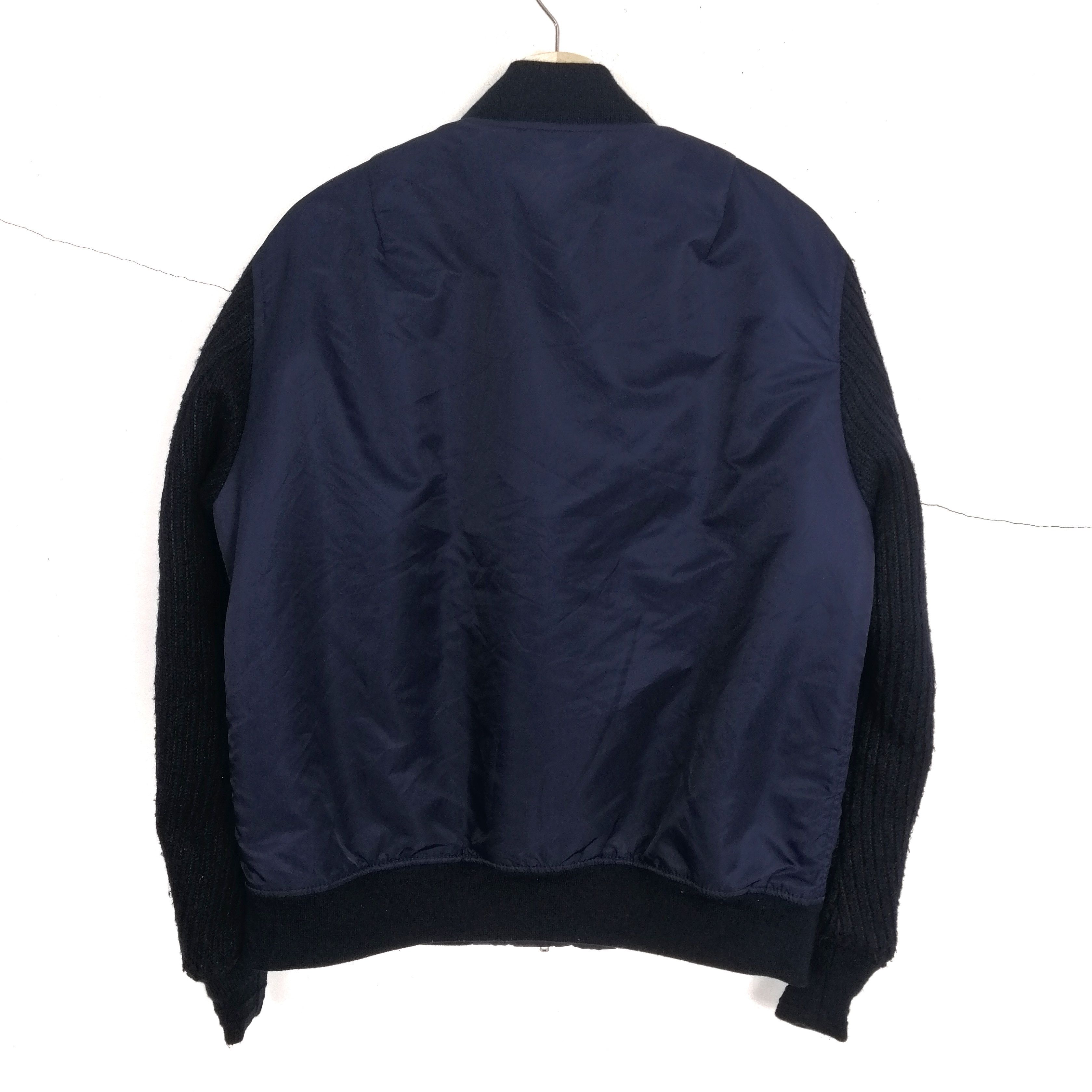 Beams Plus 🔥Beams MA-1 Bombers Jacket knitted arms Size US L / EU 52-54 / 3 - 2 Thumbnail