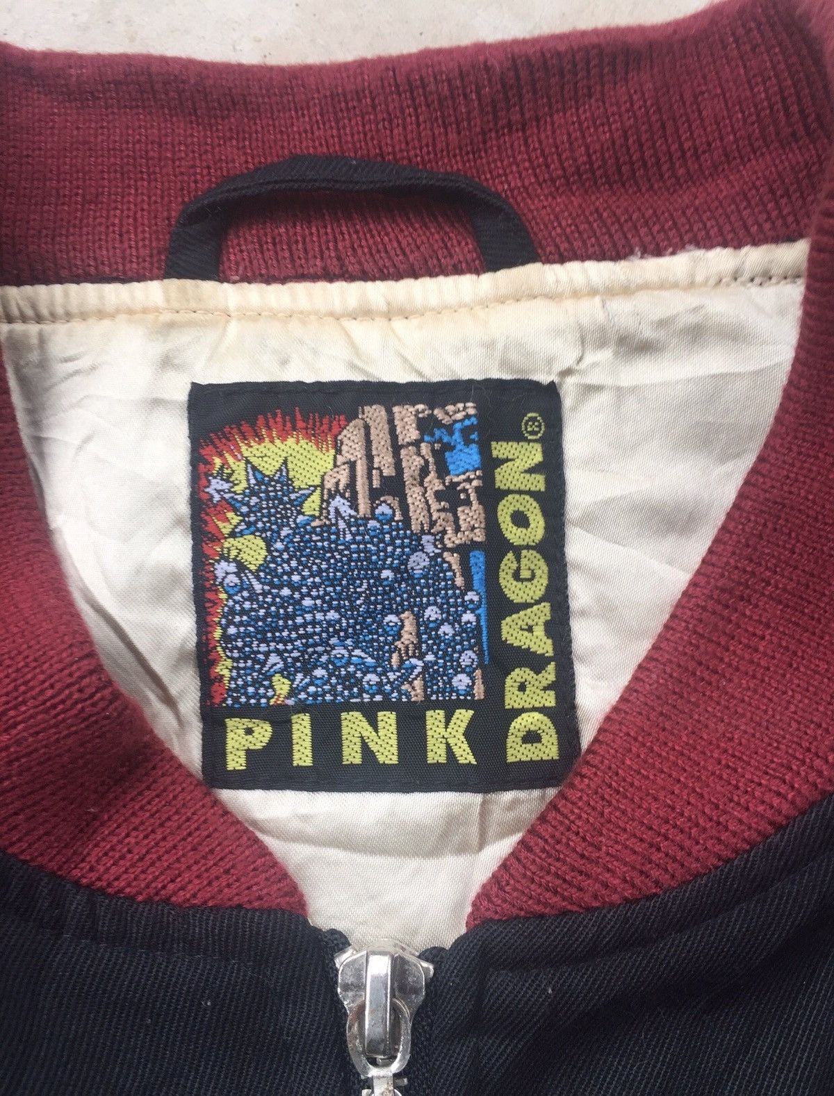 Japanese Brand Vintage Pink Dragon Captain Smile by Cream Soda Jacket Rare Size US L / EU 52-54 / 3 - 4 Thumbnail