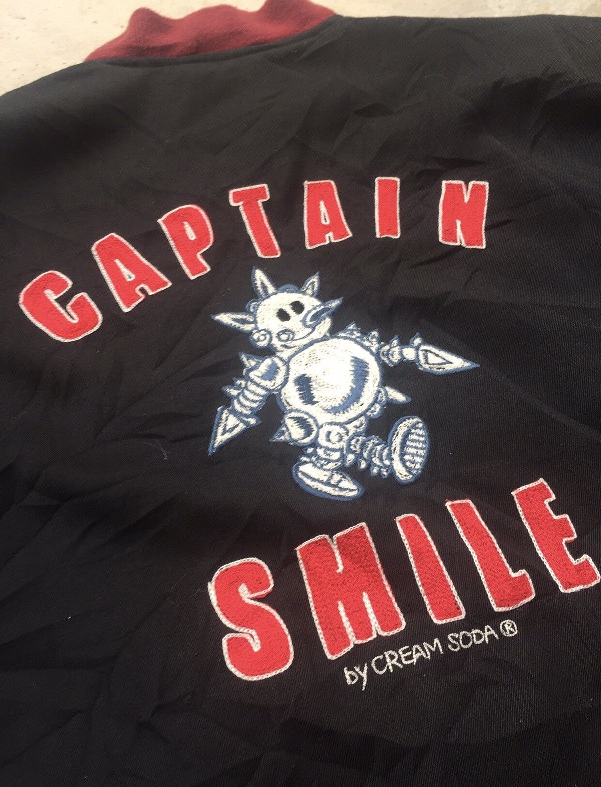 Japanese Brand Vintage Pink Dragon Captain Smile by Cream Soda Jacket Rare Size US L / EU 52-54 / 3 - 7 Thumbnail