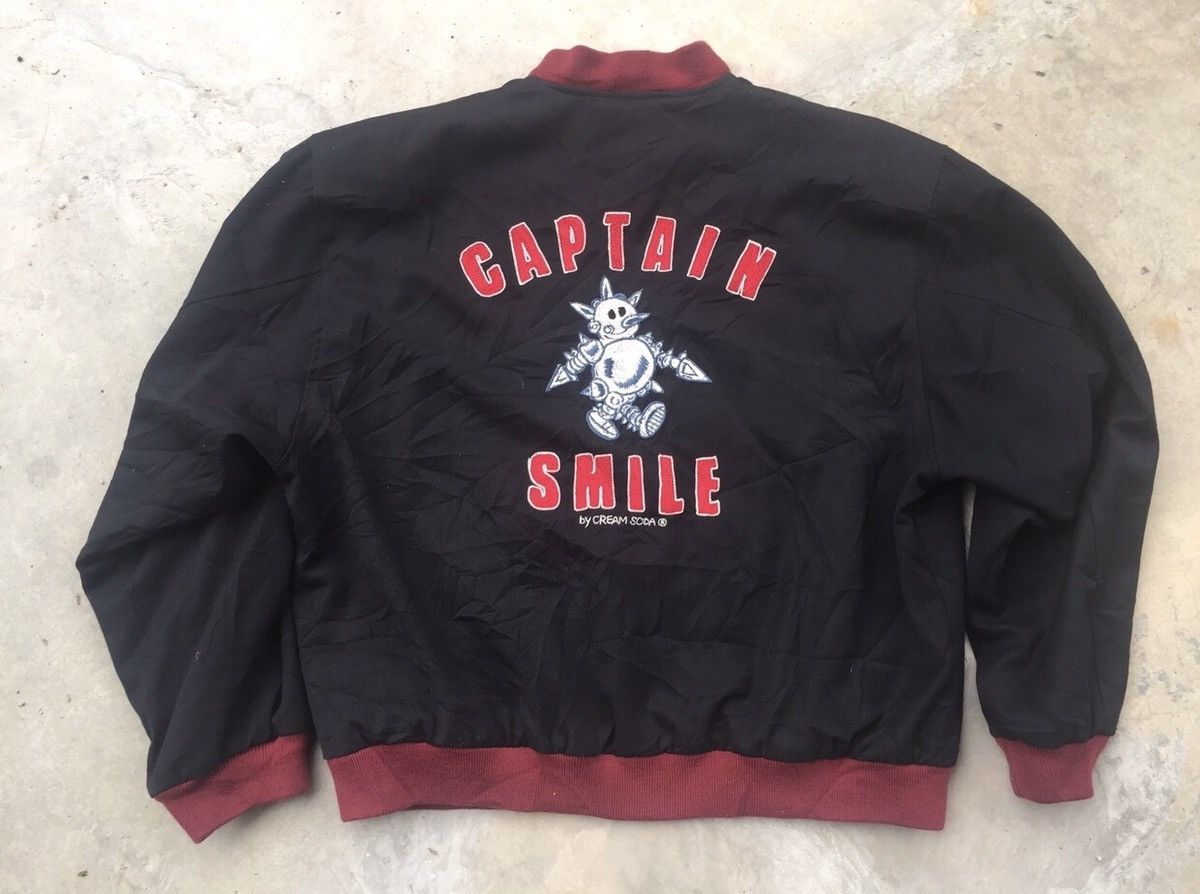 Japanese Brand Vintage Pink Dragon Captain Smile by Cream Soda Jacket Rare Size US L / EU 52-54 / 3 - 6 Thumbnail