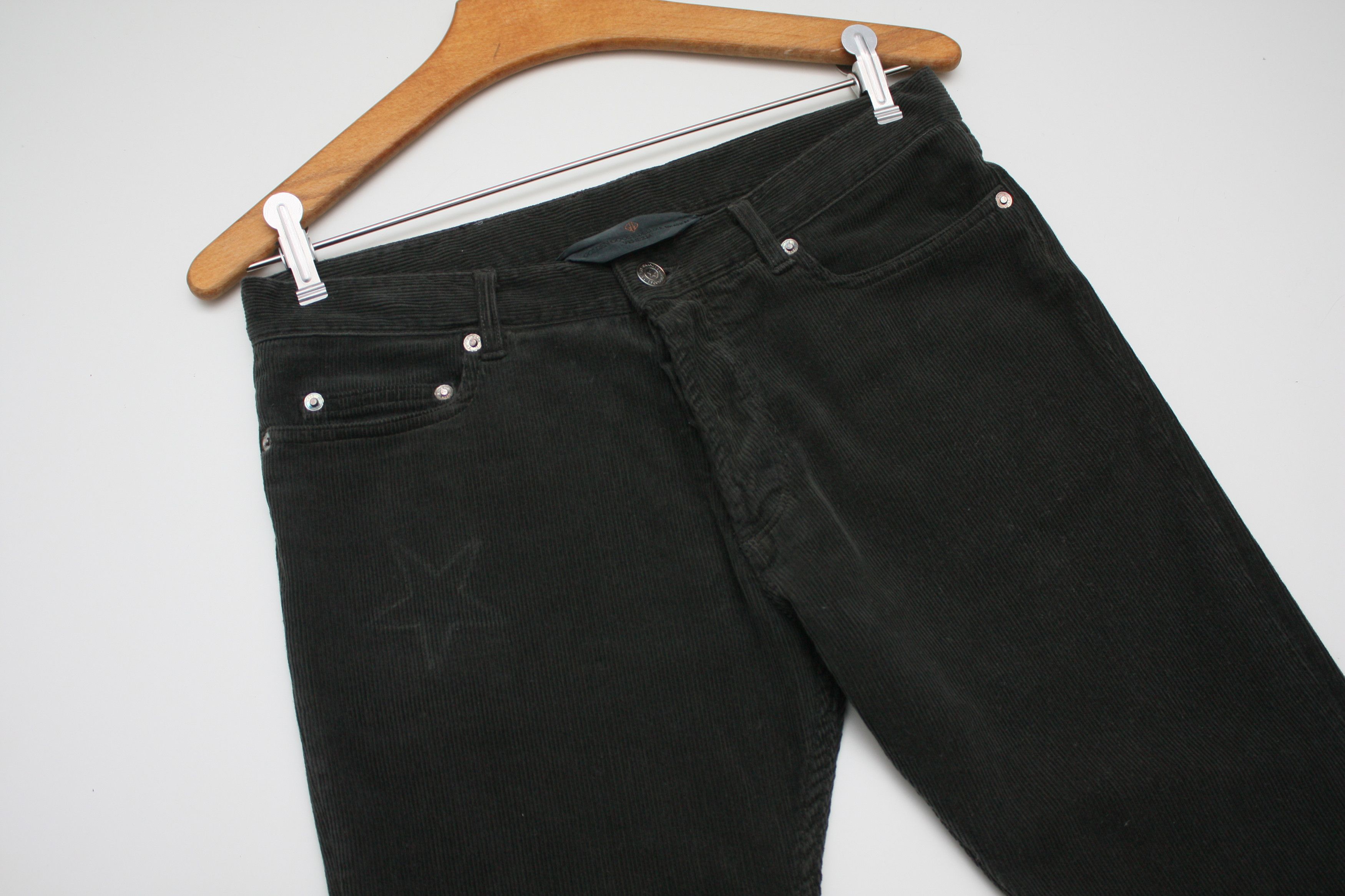 image of Golden Goose Corduroy Pants Small Made In Italy in Dark Grey, Men's (Size 30)